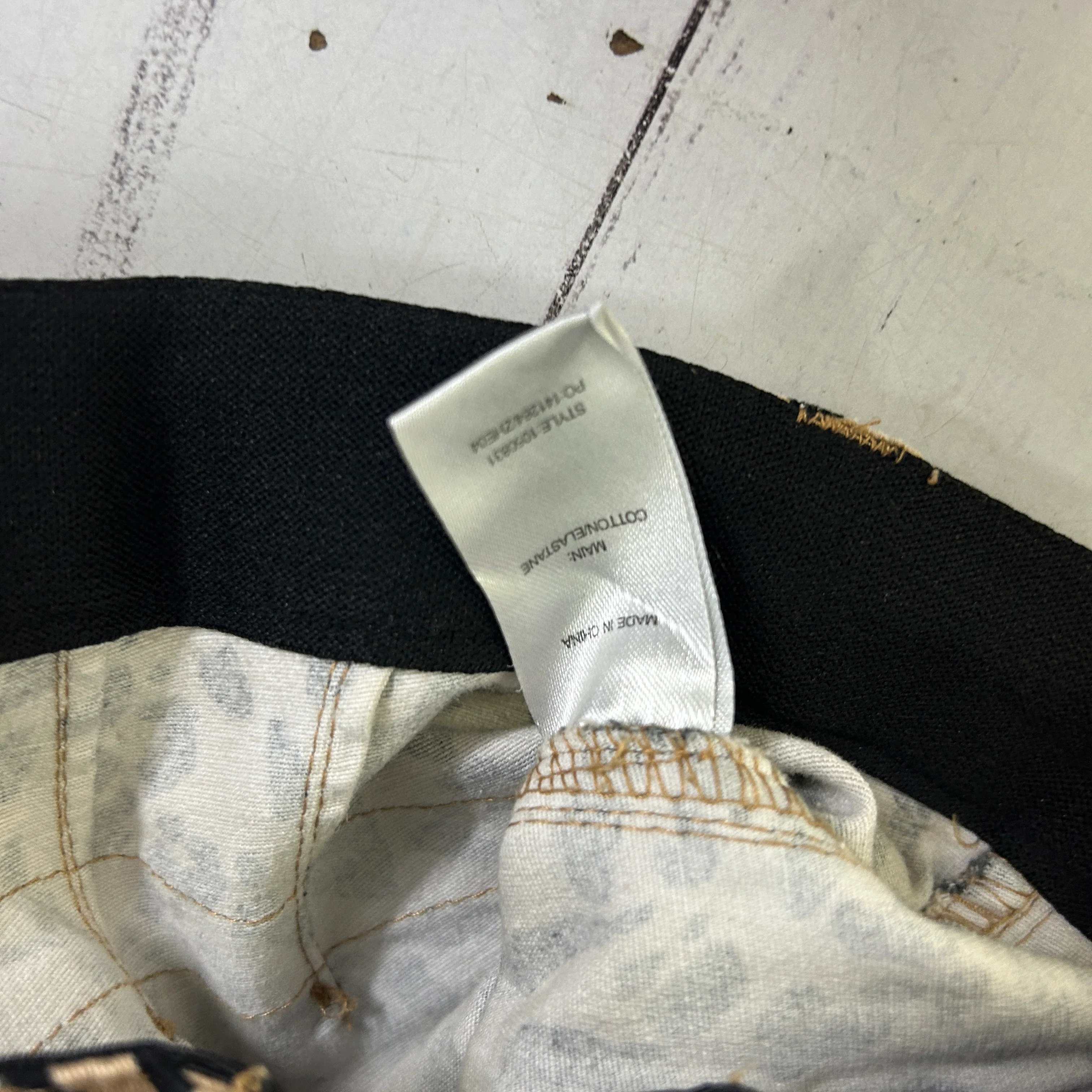 Rockmans Shorts Size 14 Beige Black Zebra Print Elastic Waist Zip Fly - Image 9