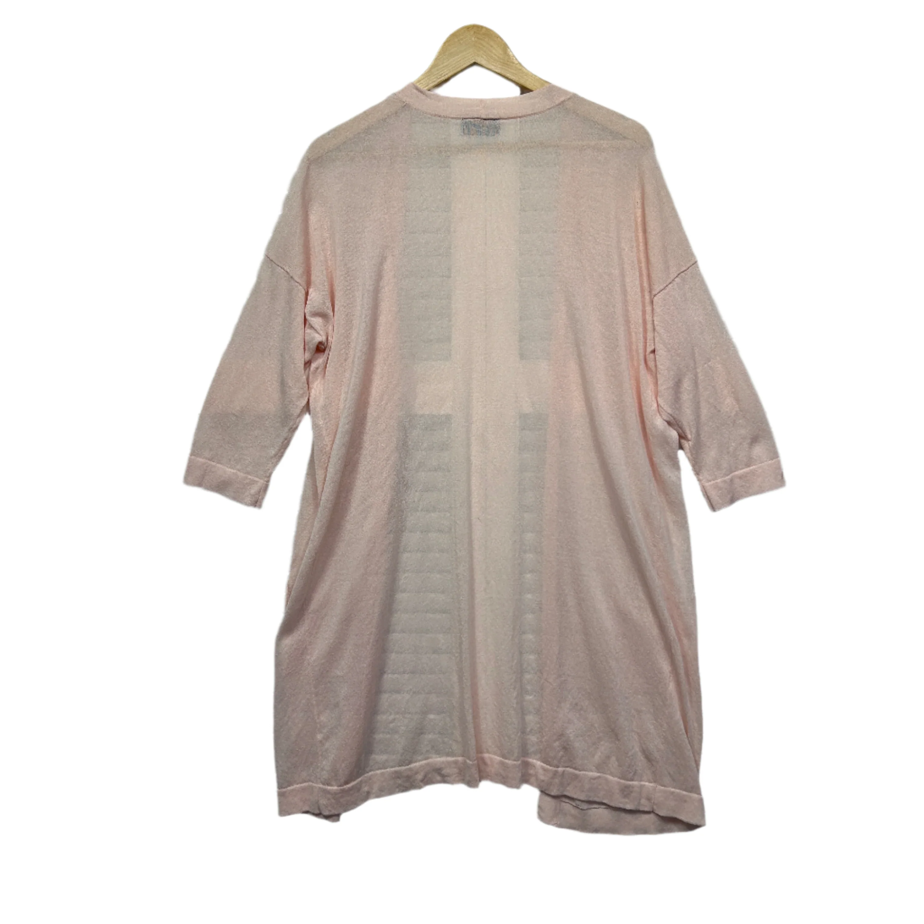 Wallis Cardigan Size 14 Large Peach Longline Pocket - Image 2