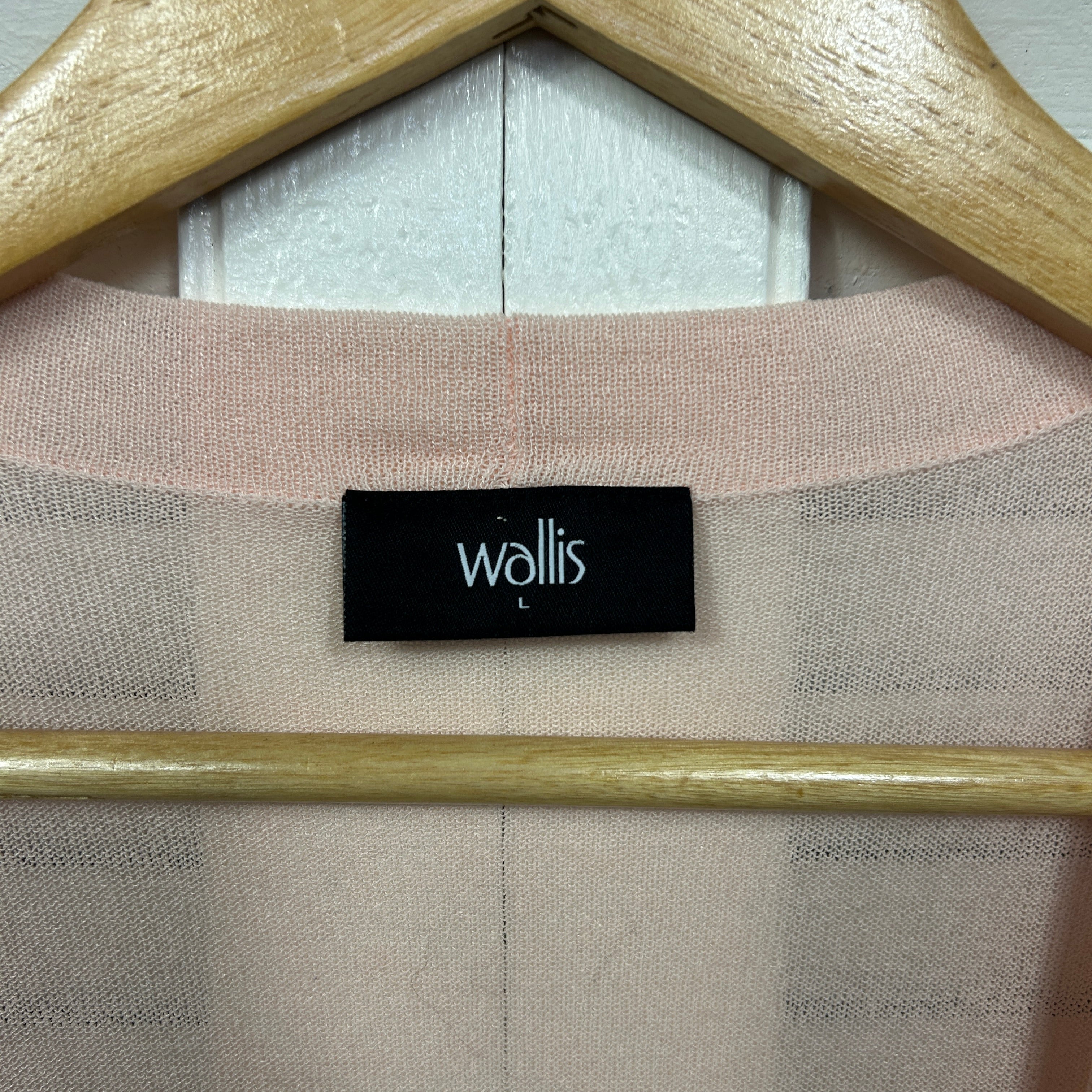 Wallis Cardigan Size 14 Large Peach Longline Pocket - Image 4