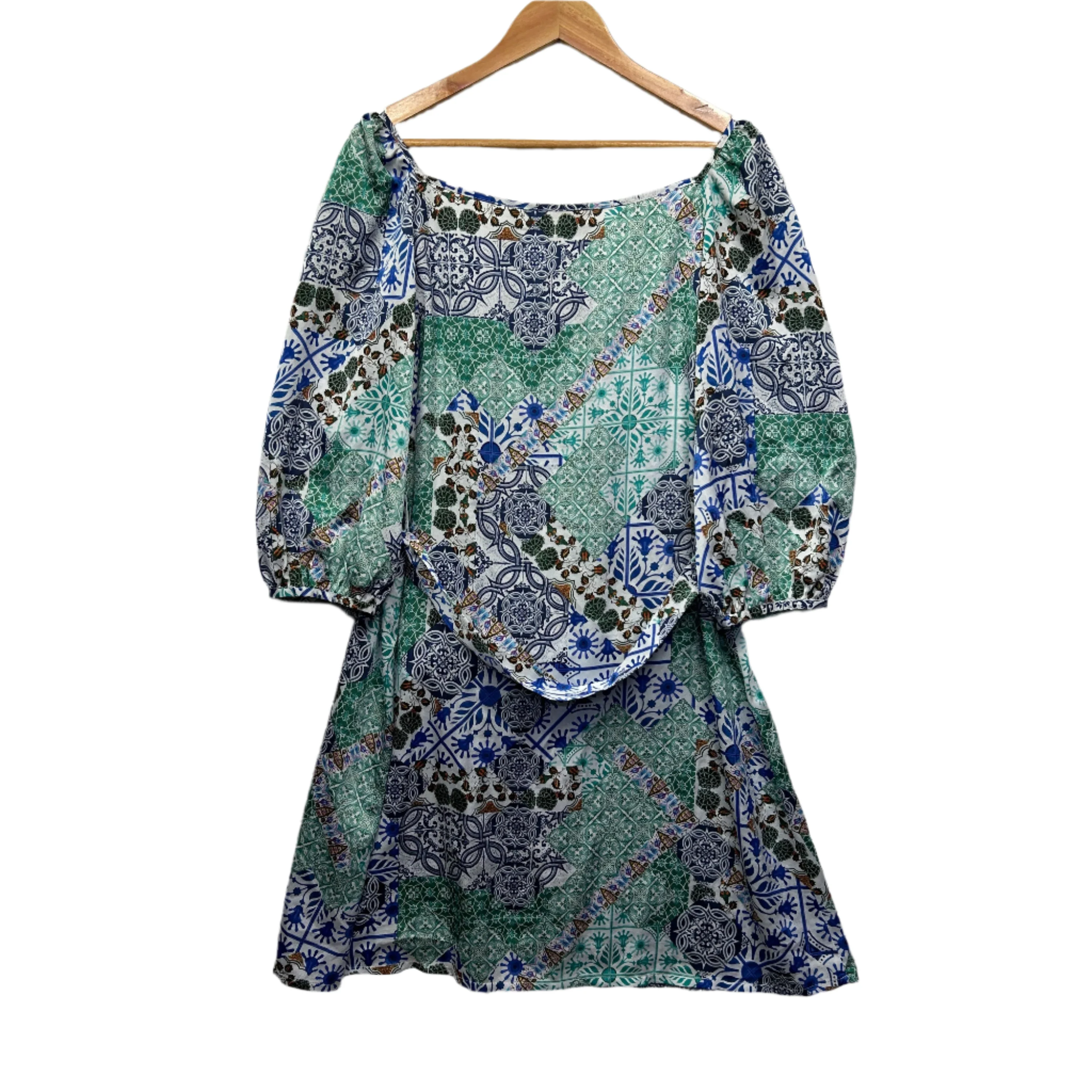 Sacha Drake Dress Size 14 Multicoloured Long Sleeve Belt - Image 2