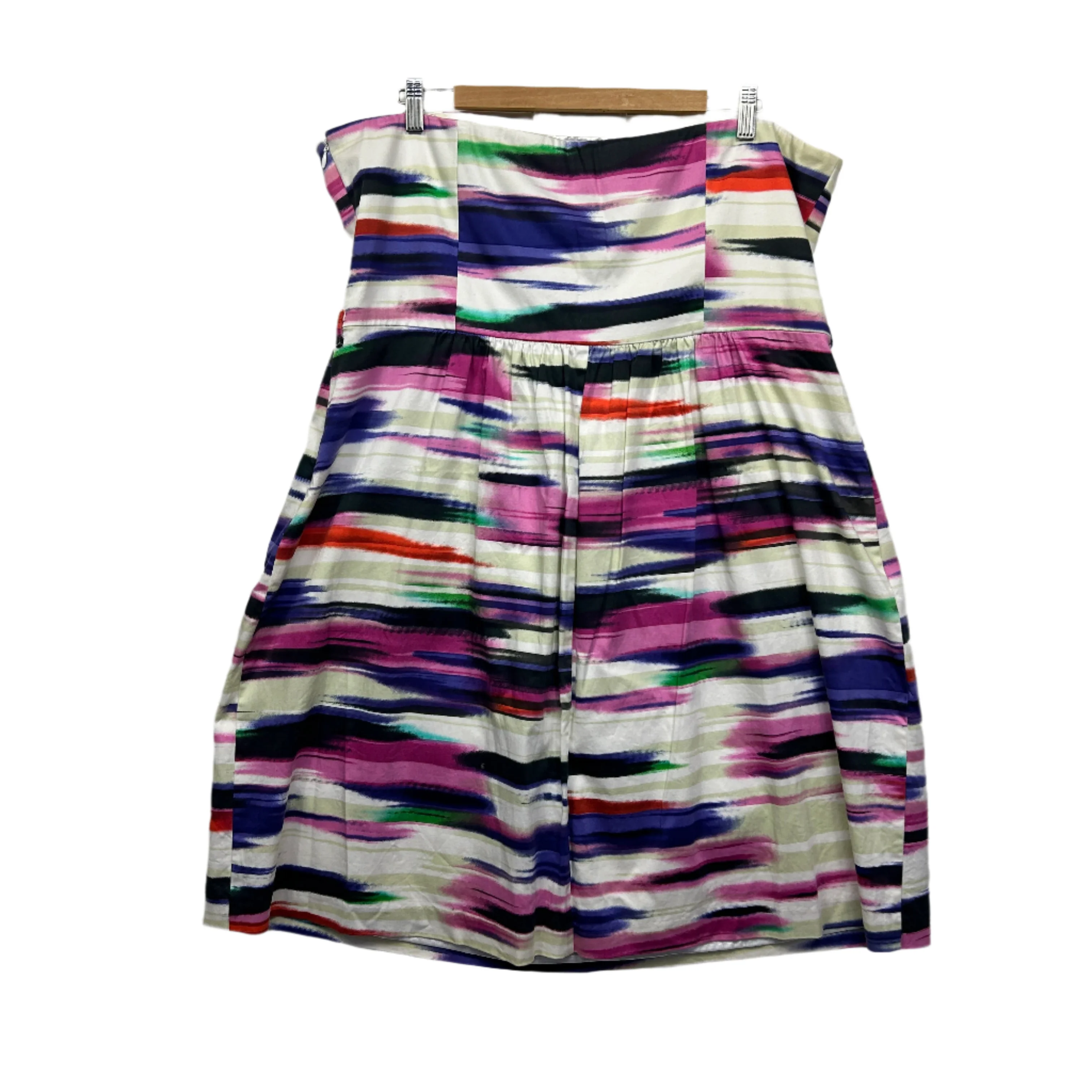 City Chic Mini Dress Size 18 Plus Medium Strapless Multicoloured Cocktail - Image 2
