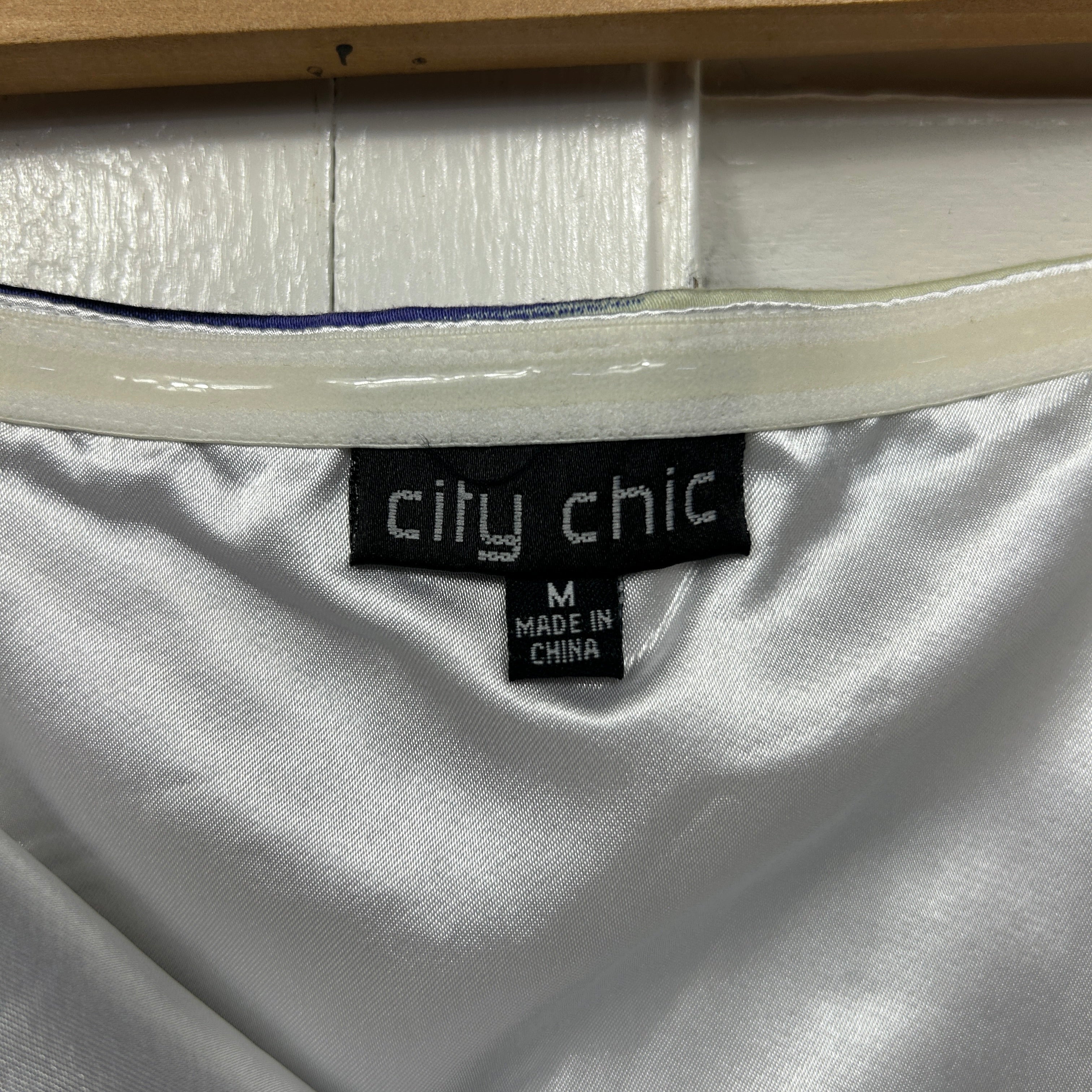 City Chic Mini Dress Size 18 Plus Medium Strapless Multicoloured Cocktail - Image 5