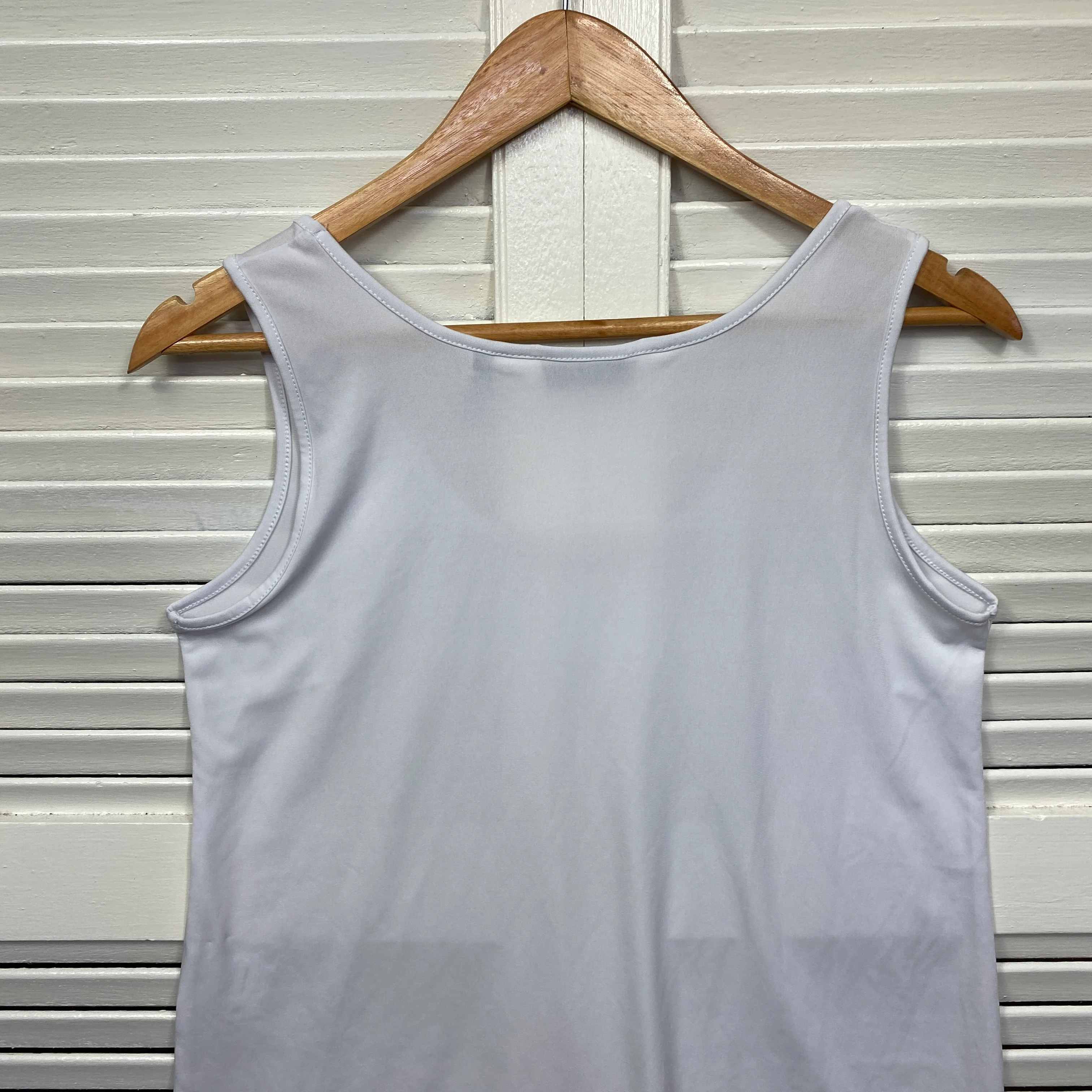 Taking Shape Top Petites Plus XXSP 12 14 Sleeveless Tank White - Image 6