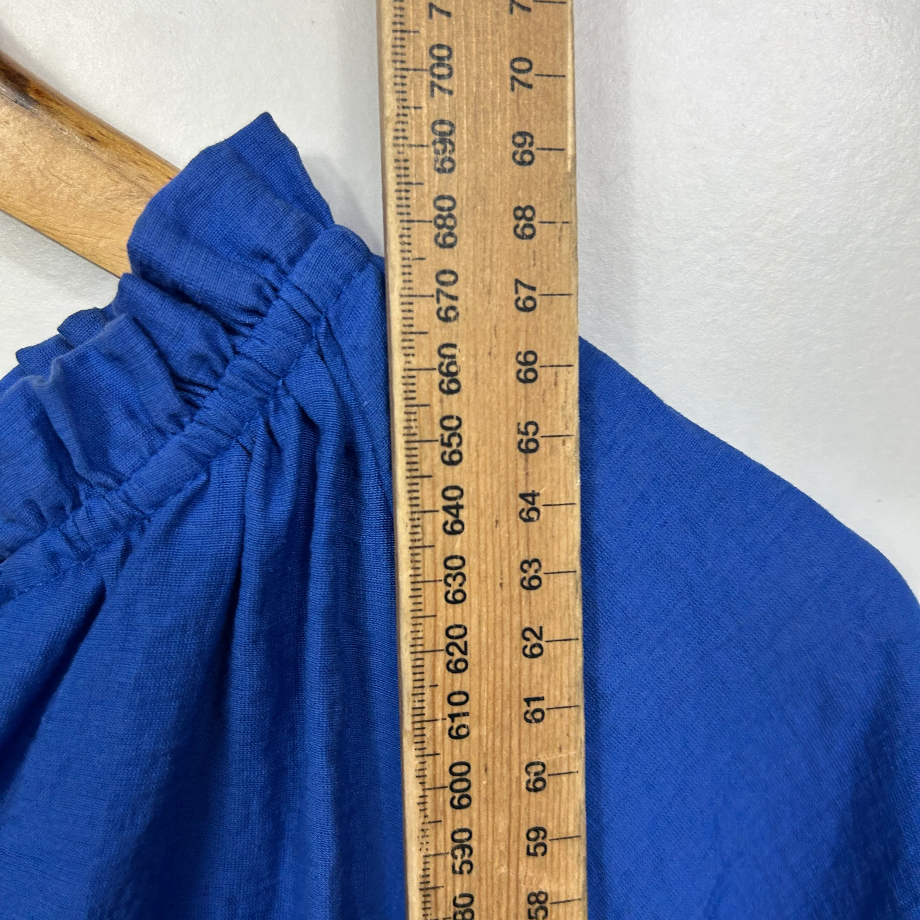 Anko Blue Linen Blend Top - Size 14 - Image 6