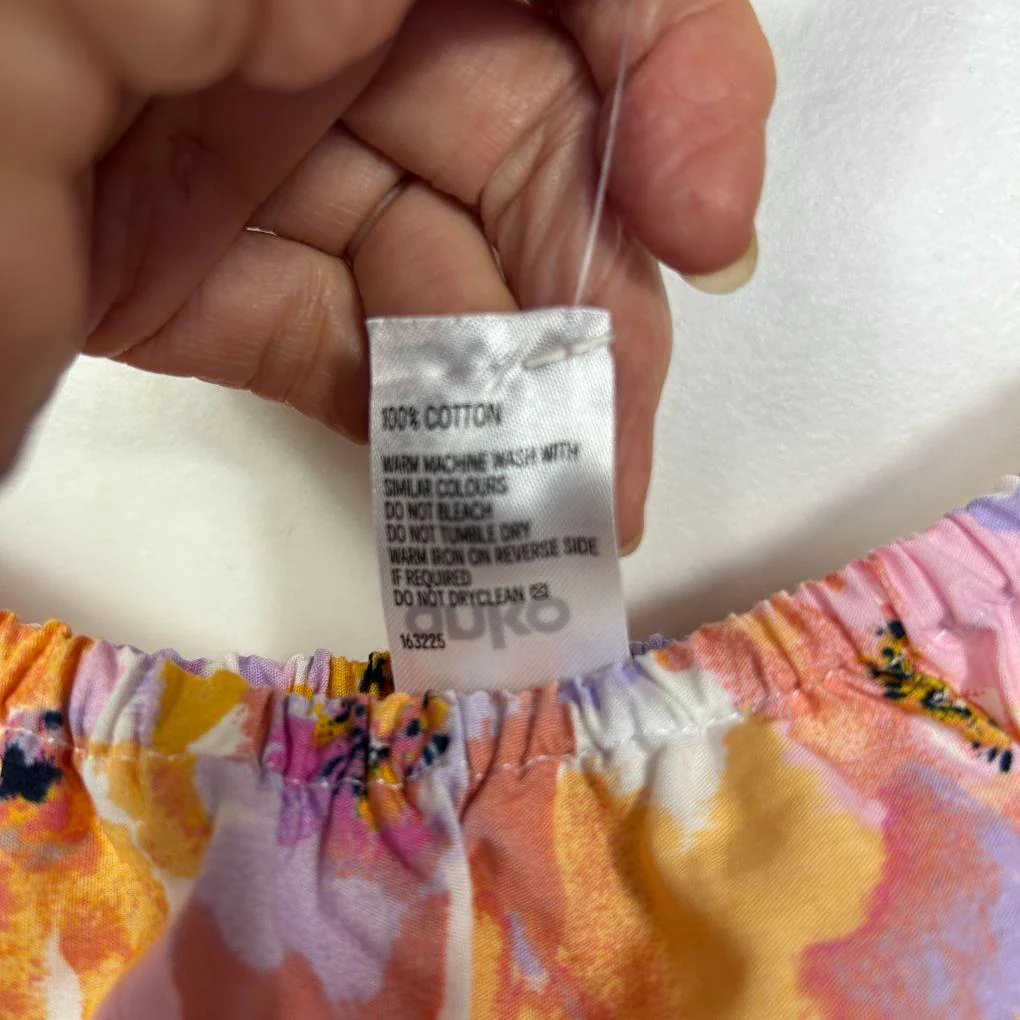 Anko Cotton Multicolour Floral Maxi Dress - Size 18 - Image 4