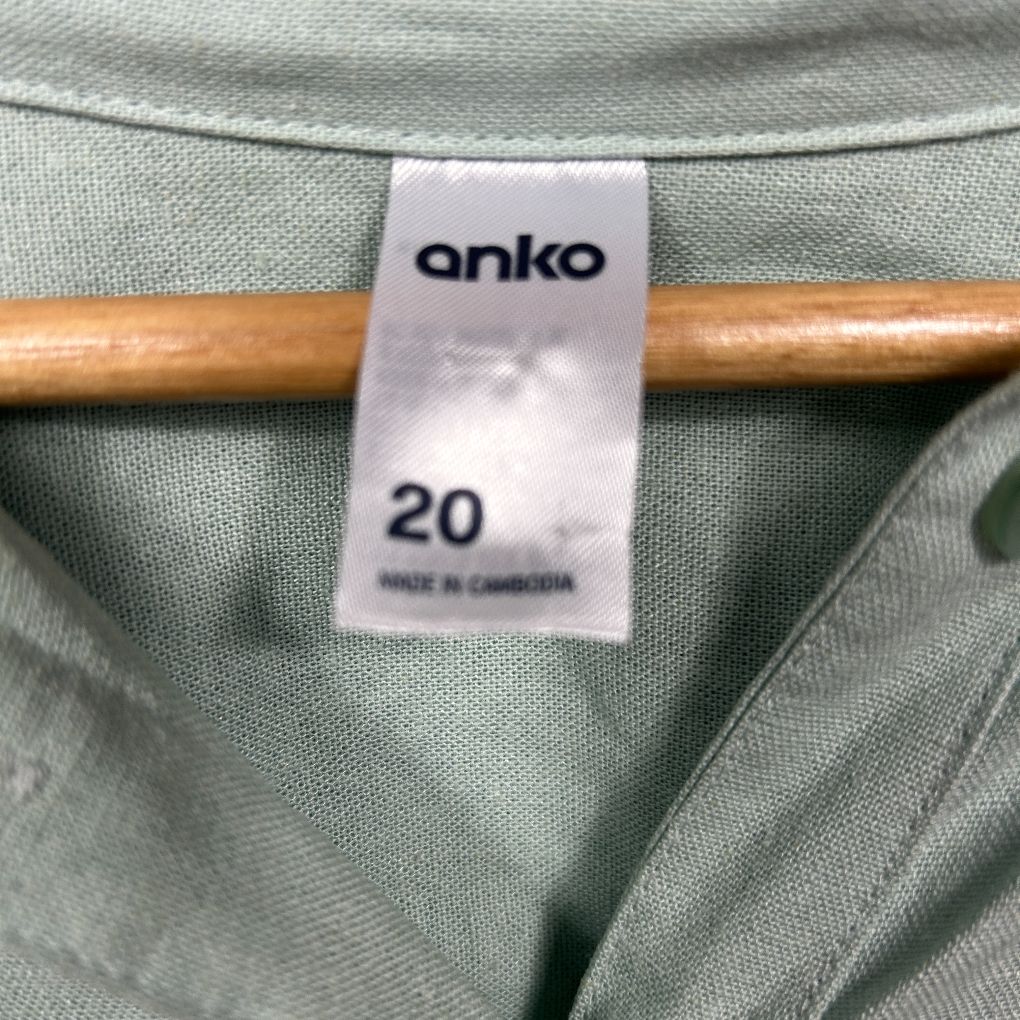 Anko Sage Linen Shirt - Size 20 - Image 2