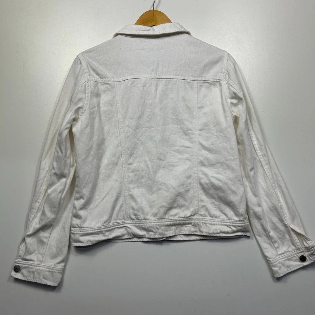 Anko White Denim Jacket - Size 14 - Image 2