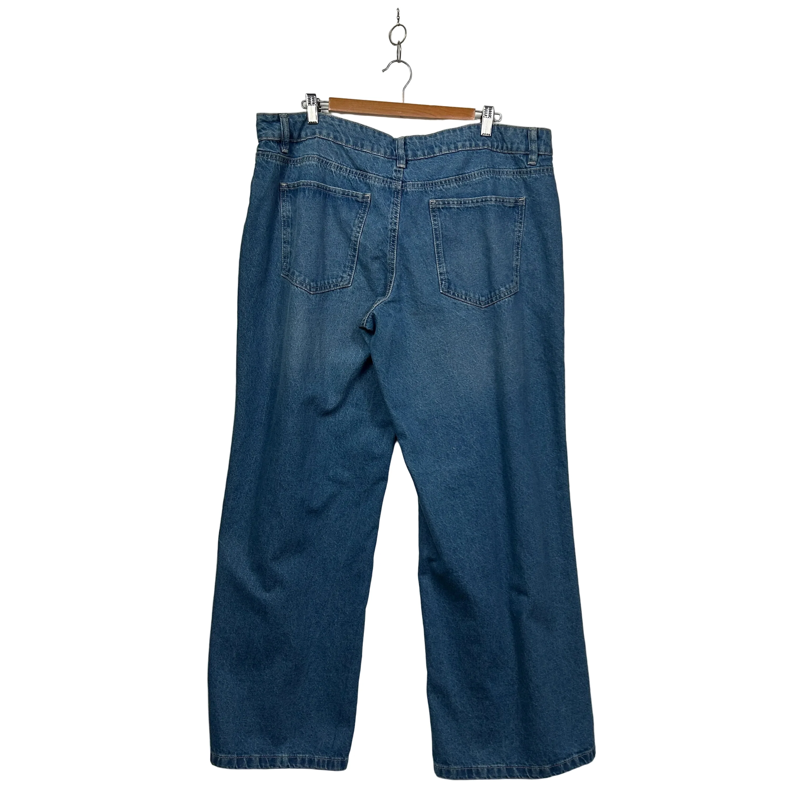 Anko Wide Low Rise Denim Jeans - Size 18 - Image 4