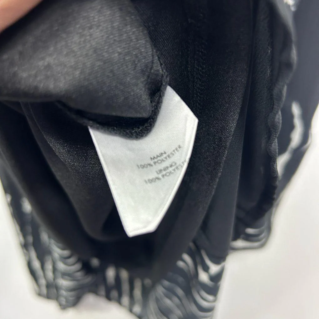 Autograph Black Abstract Print Sleeveless Dress - Size 18/20 - Image 5