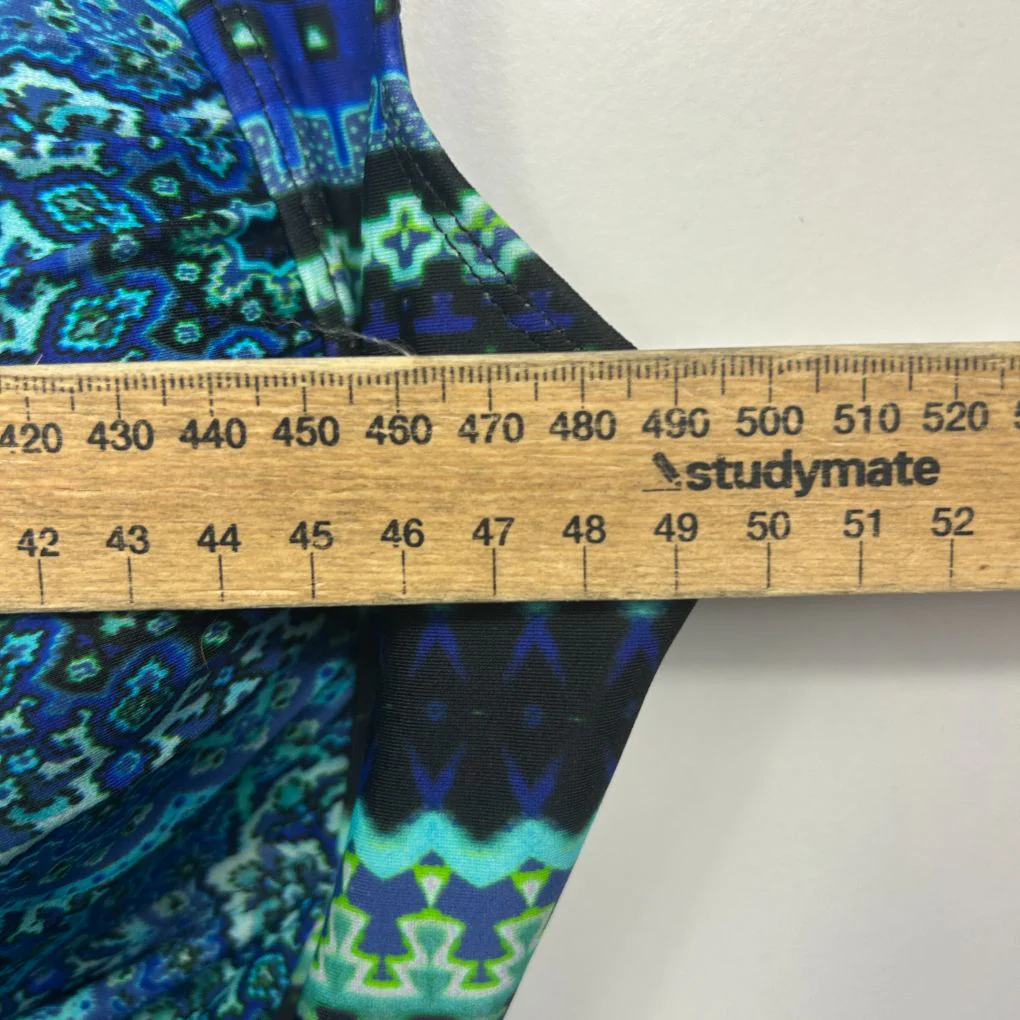 Autograph Blue Swim Tankini Top -  Size 24 - Image 4