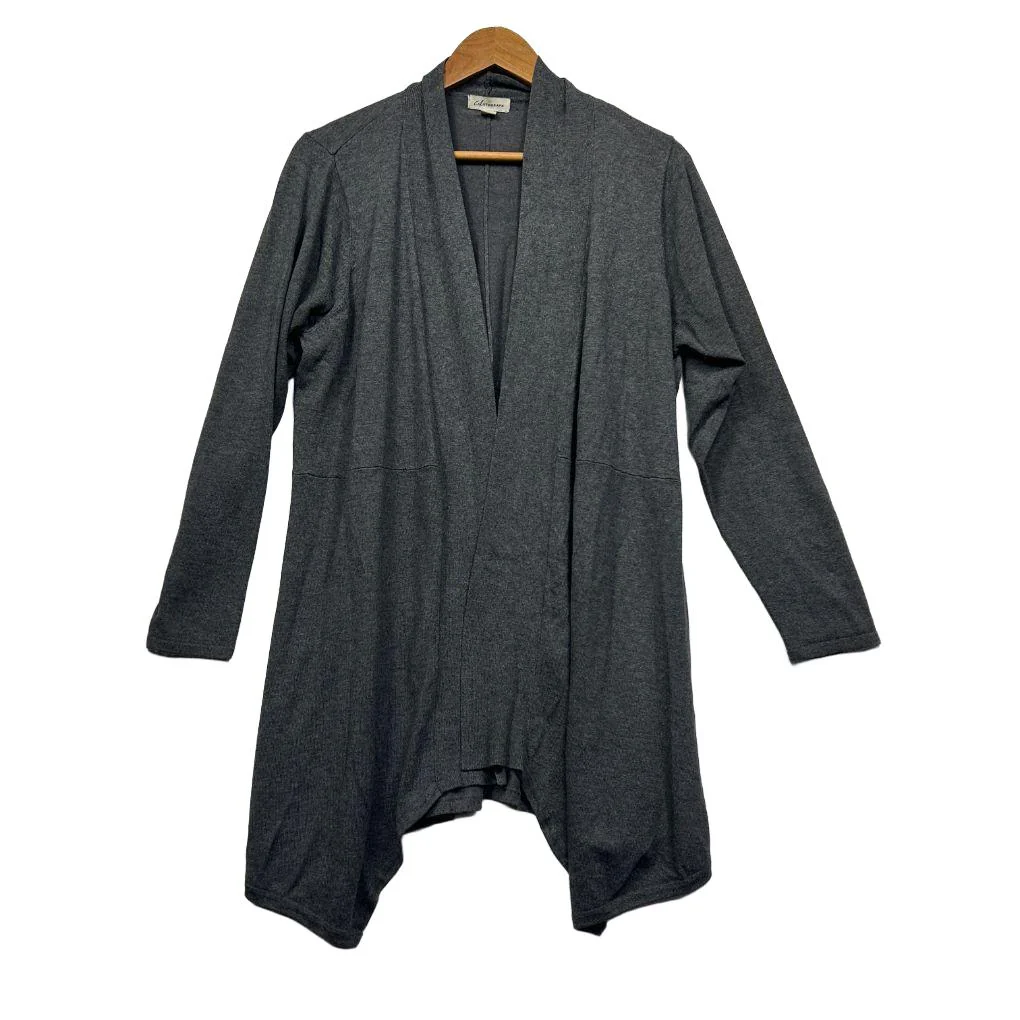 Autograph Grey Knit Cardigan - Size 14/S