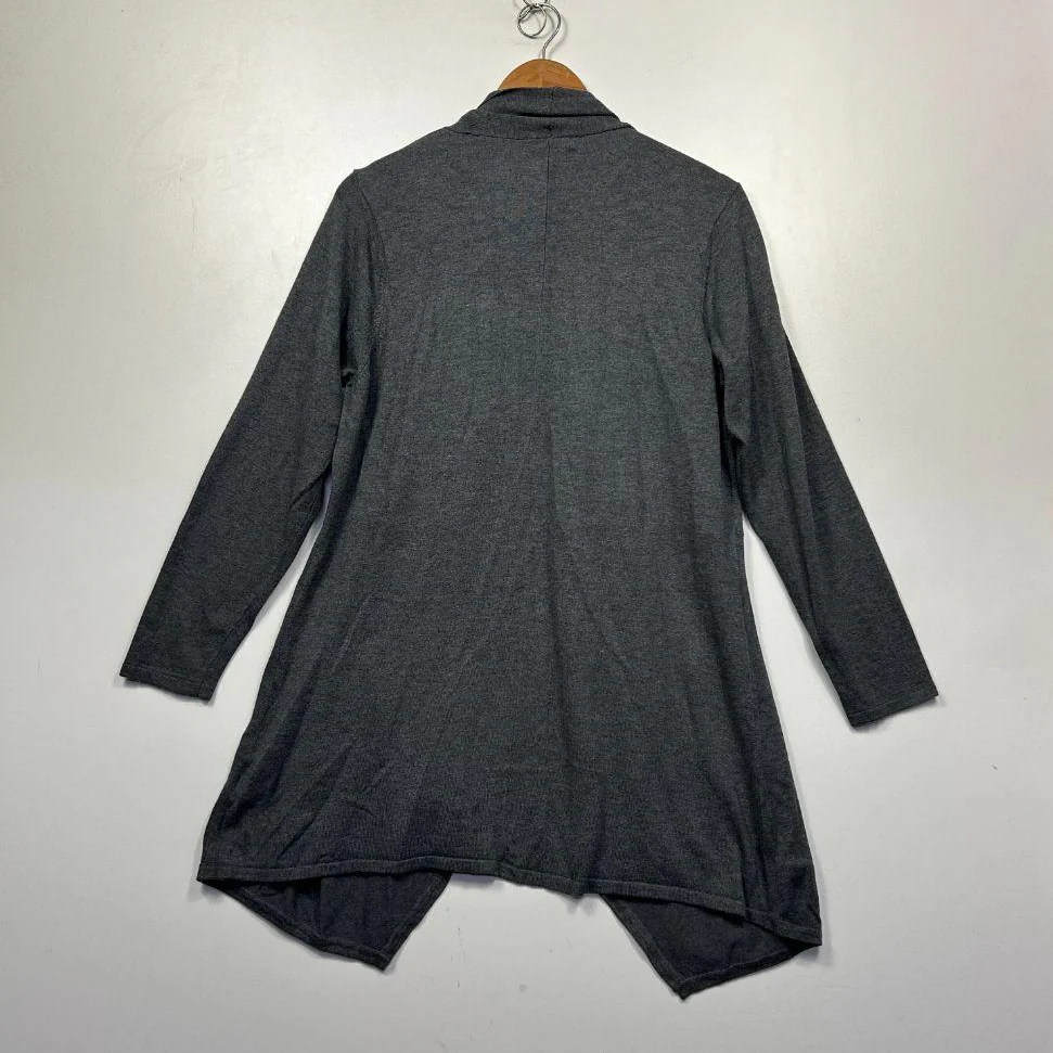 Autograph Grey Knit Cardigan - Size 14/S - Image 4