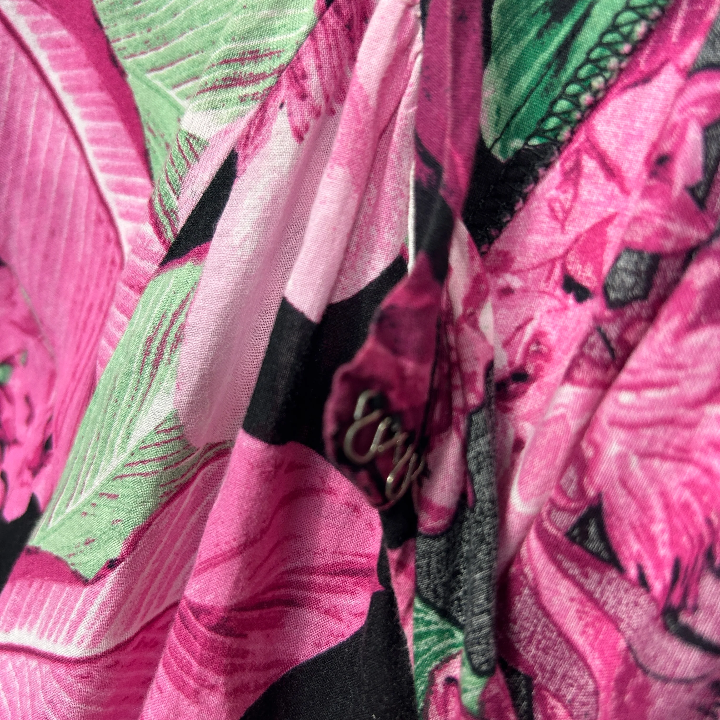 Autograph Multicoloured Cotton Floral Top - Size 18 - Image 4