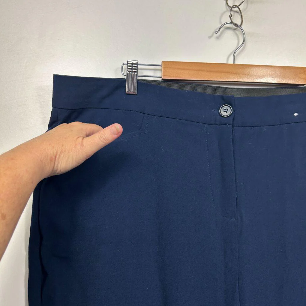 Autograph Navy Pants - Size 18 - Image 2