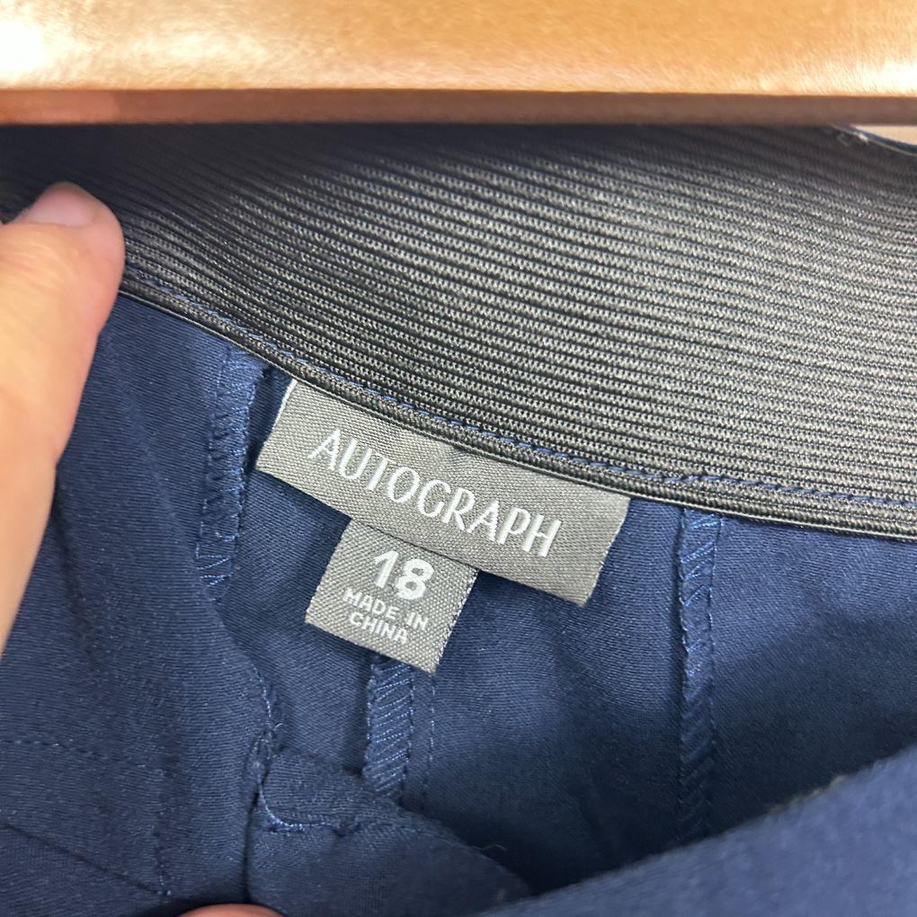 Autograph Navy Pants - Size 18 - Image 4