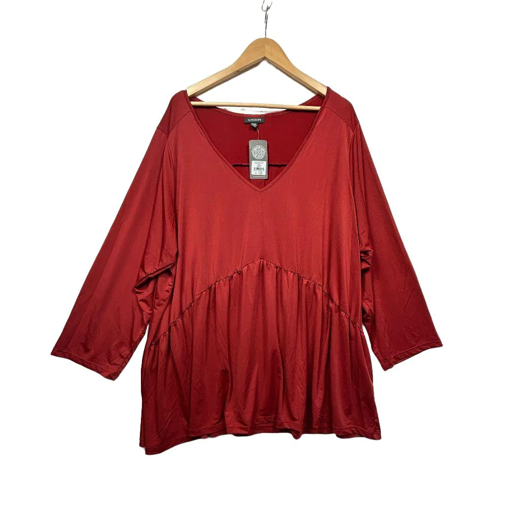 Autograph Red Tunic - Size 22/24/XXL