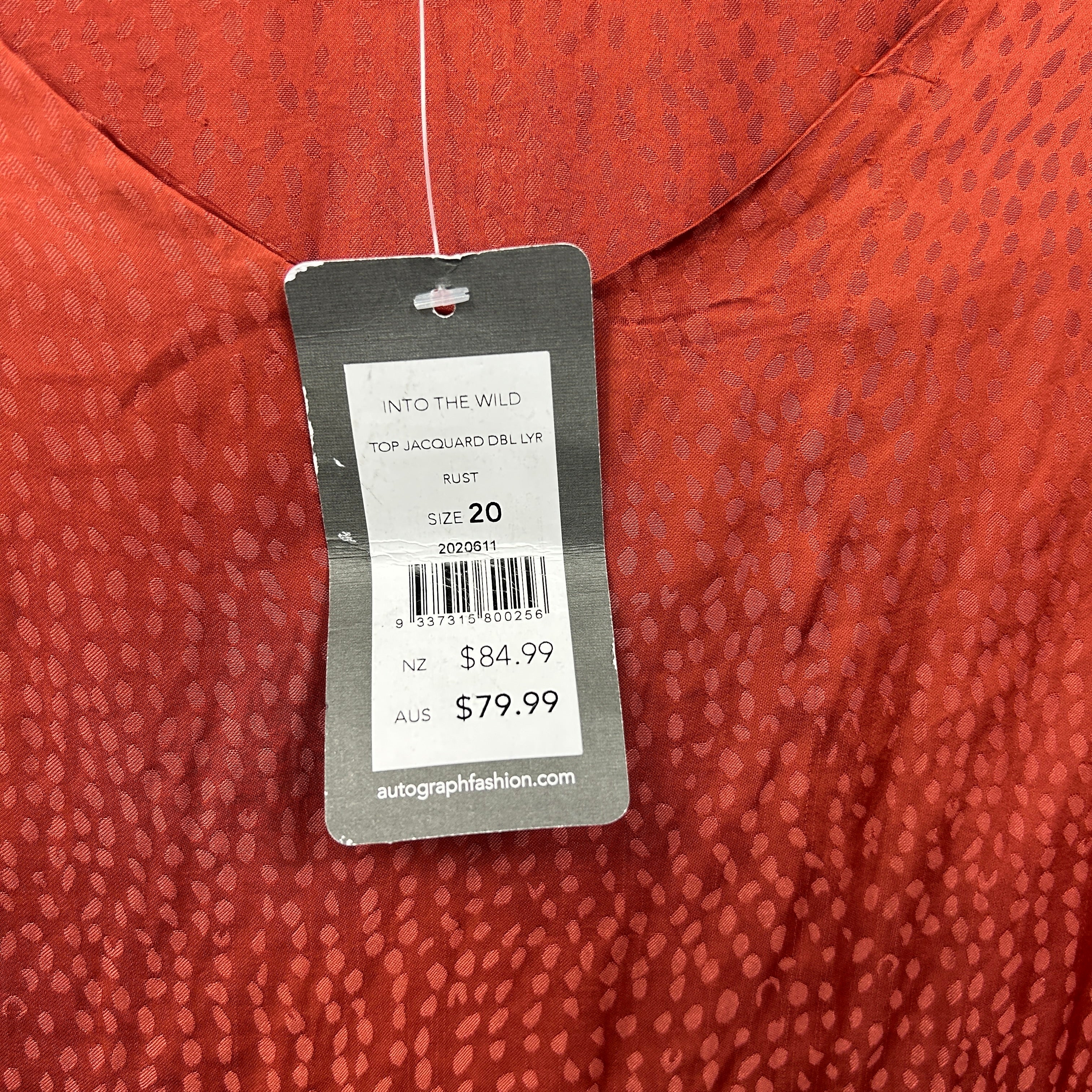 Autograph Rust Top - Size 20 - Image 6