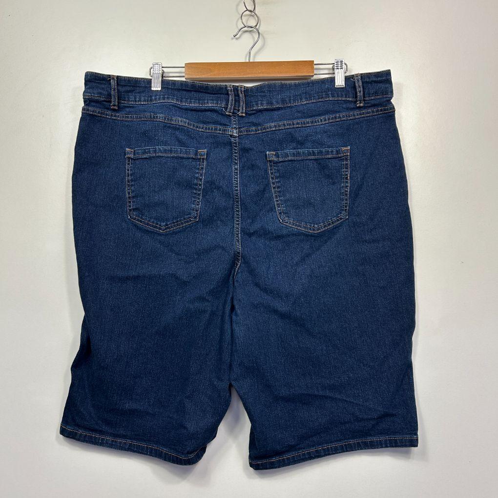Avella Blue Denim Shorts - Size 22 - Image 3