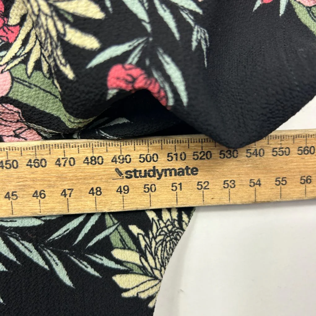 Beme Black Floral Jumpsuit - Size 16 - Image 8