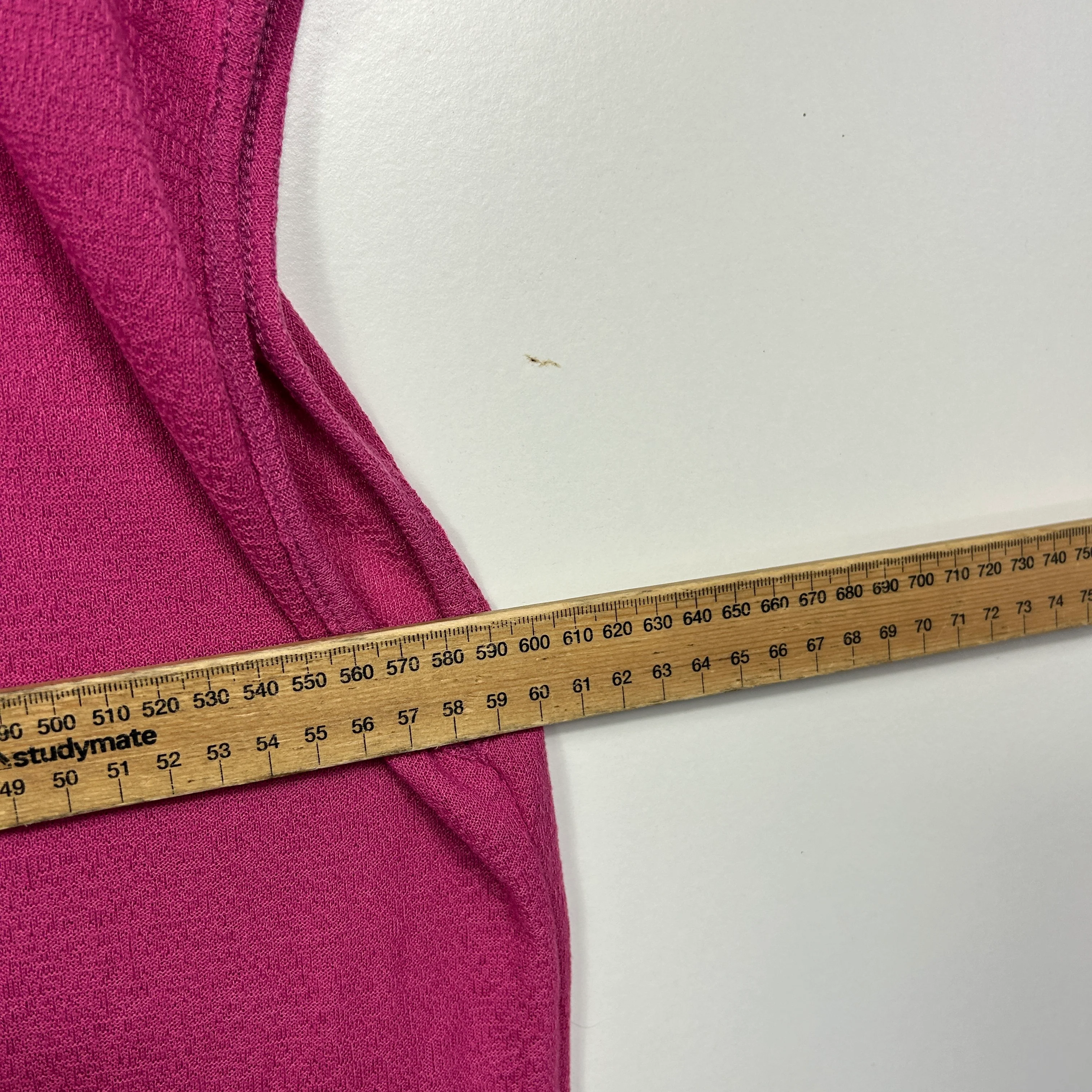 beme Sleeveless Pink Tiered Swing Top  - Size 16/Small - Image 5
