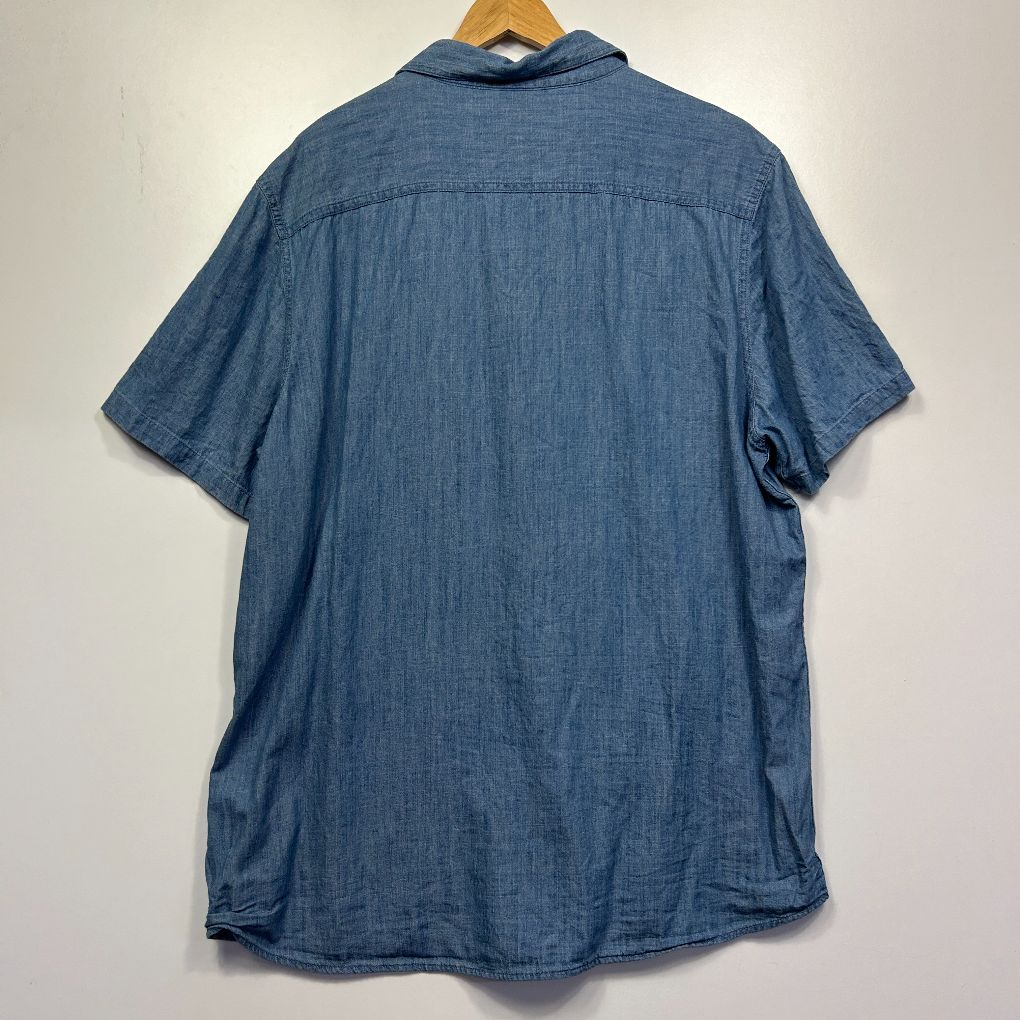 Big Joe Blue Denim Shirt - Size 4XL - Image 3
