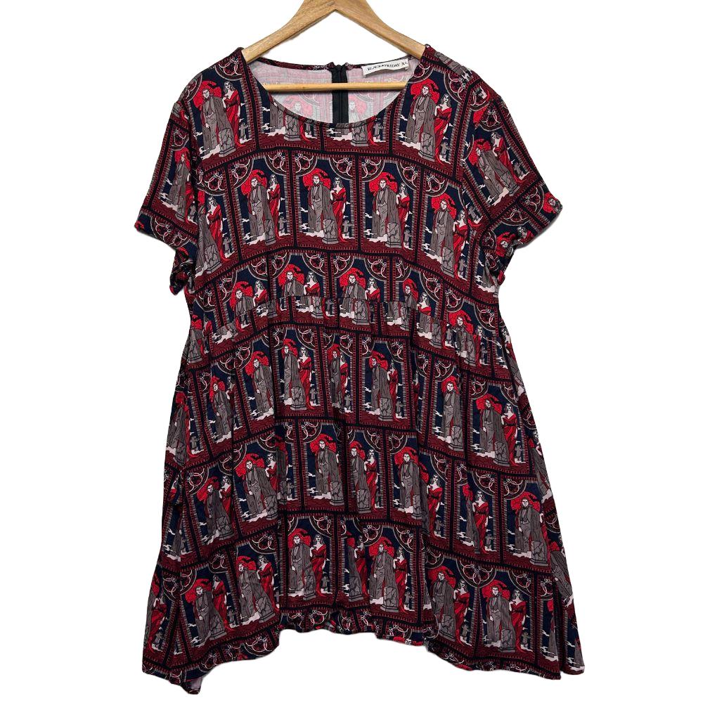 Black Friday Vampire Dracula Gothic Dress - Size XL