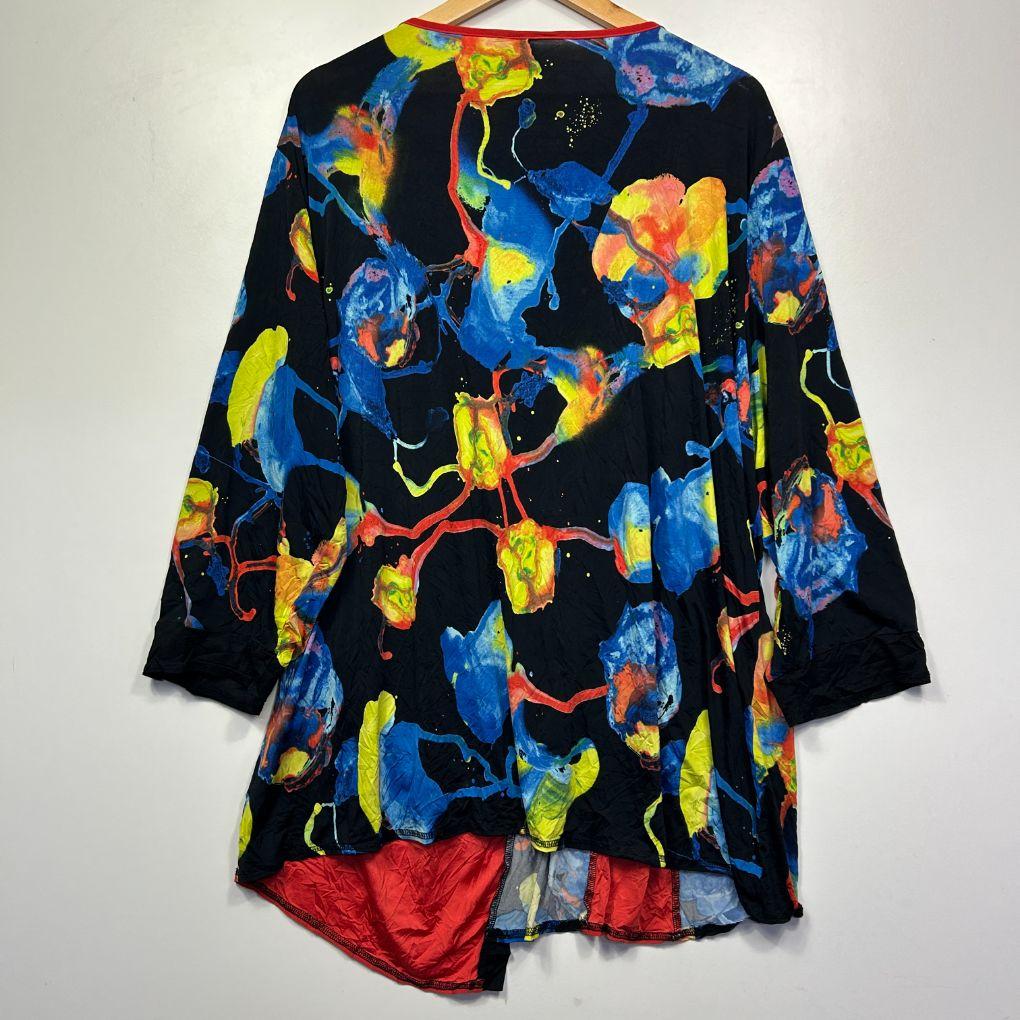 Taking Shape Multicolour Tunic Top - Size 20/L (Fault) - Image 2
