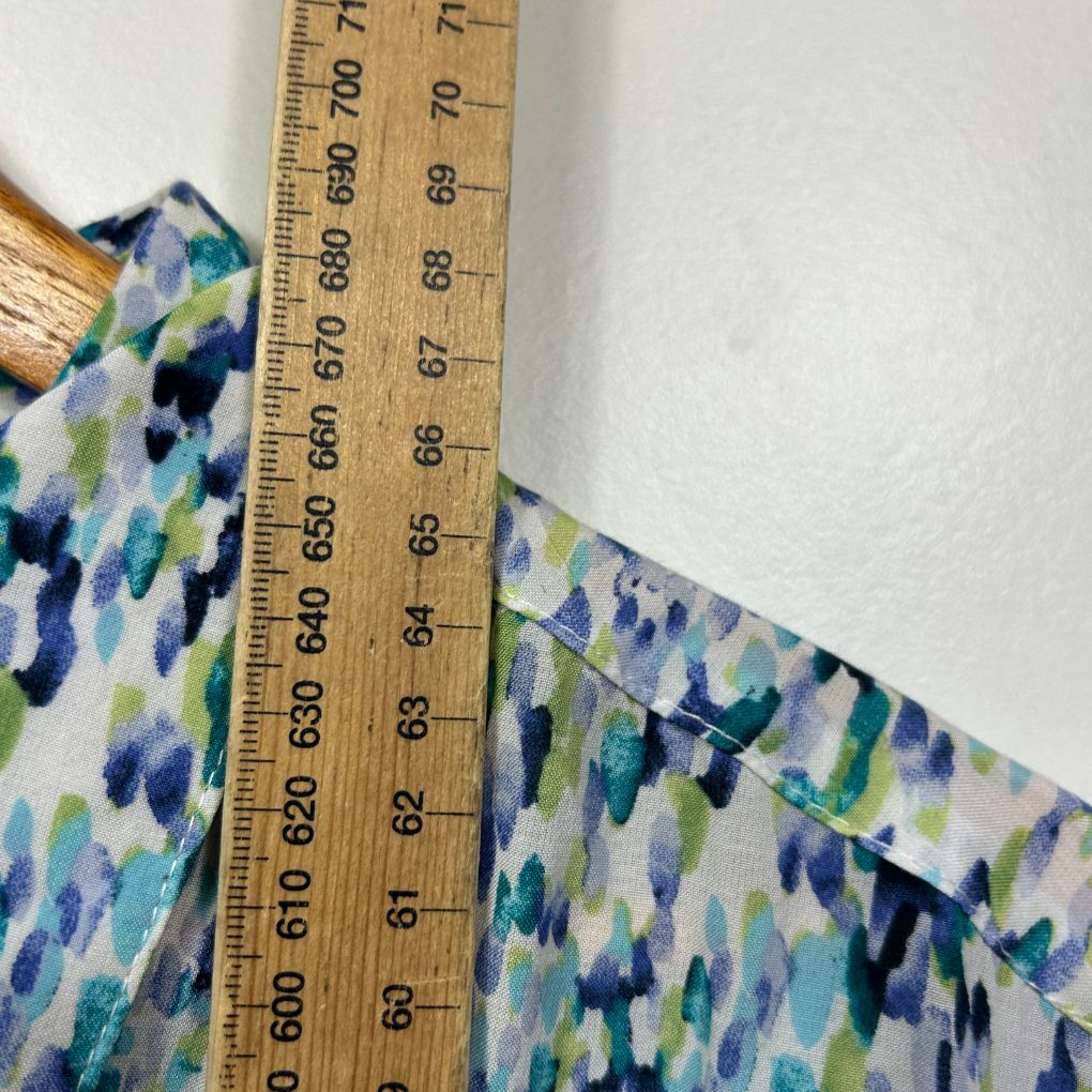 Black Pepper Blue Cotton Shirt - Size 14 - Image 6