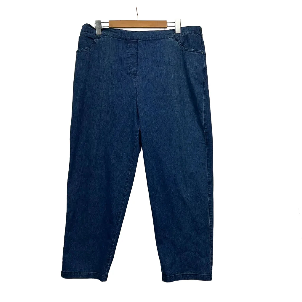 Black Pepper Blue Pull-On Jeans - Size 20