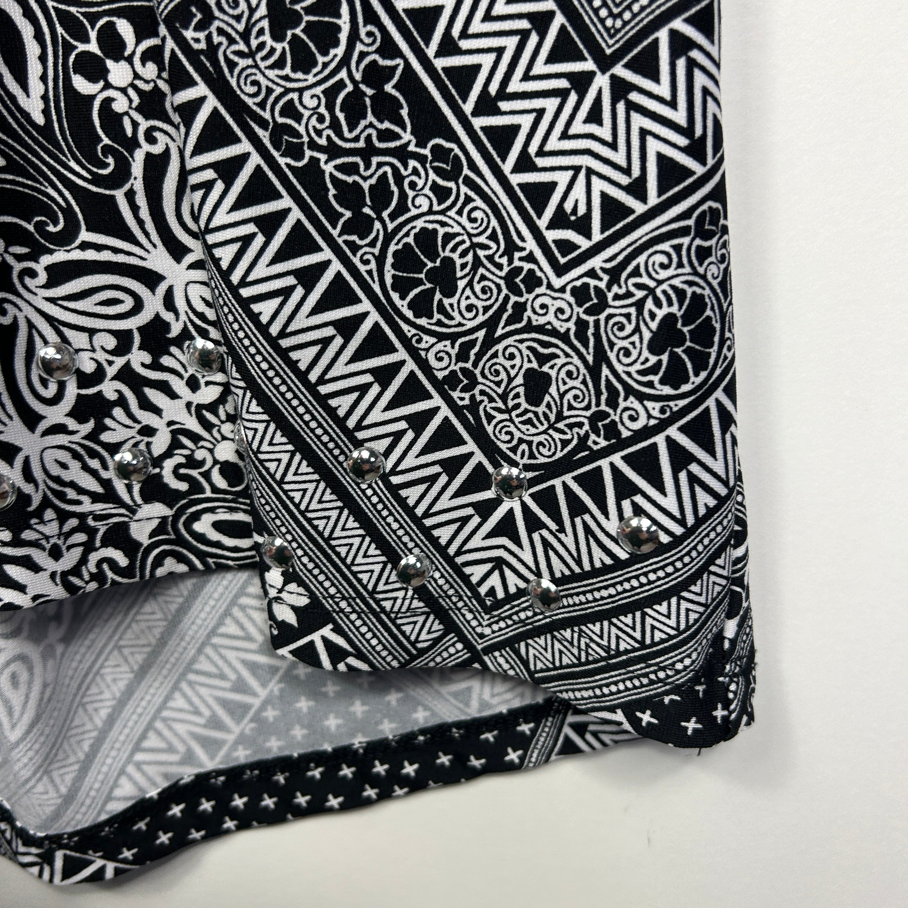 Millers Black White Geometric Print Tunic - Size XXL - Image 5