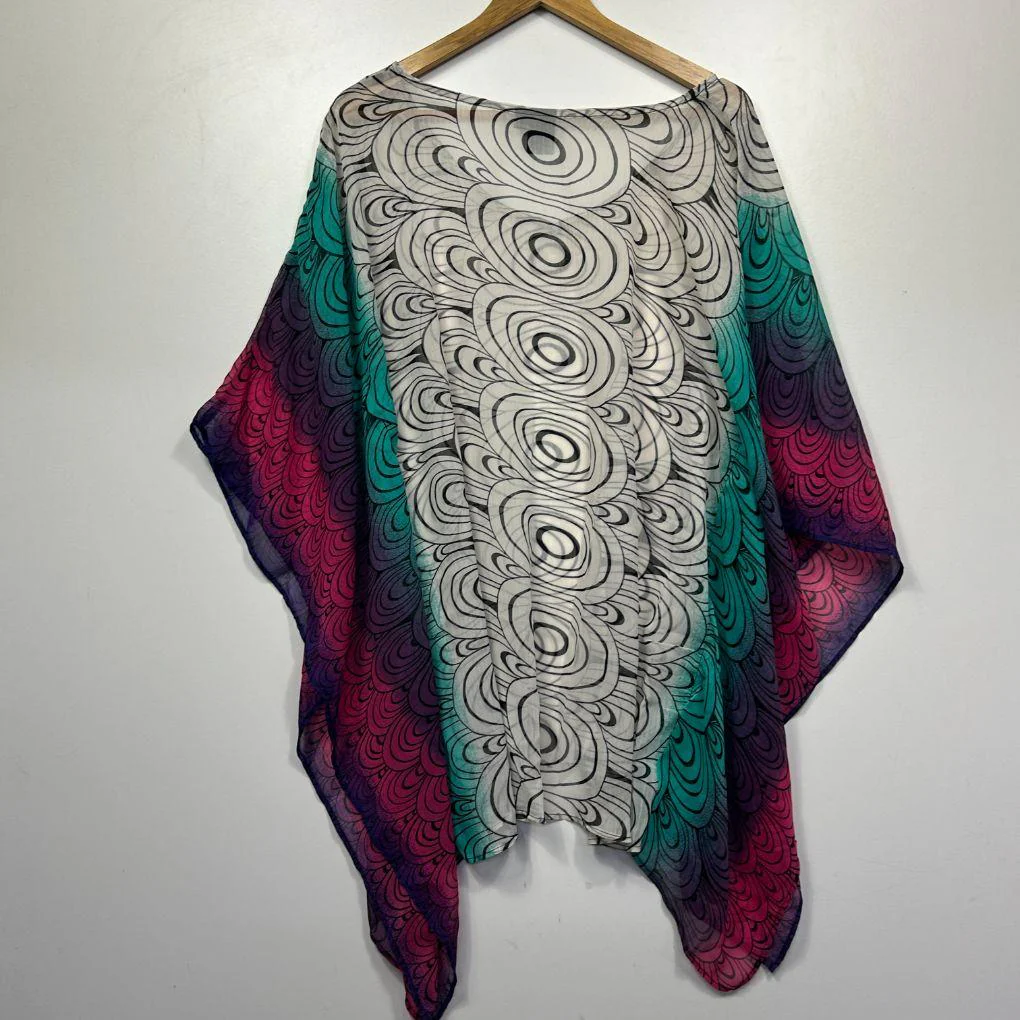 Kaftan Sheer Top - Size 12 (Oversized) - Image 3