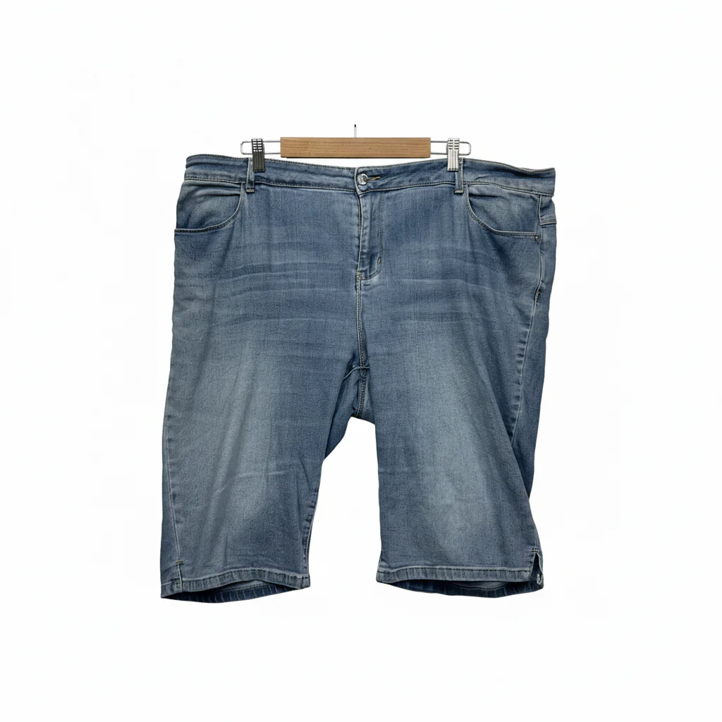 Breakers Blue Denim Shorts - Size 18