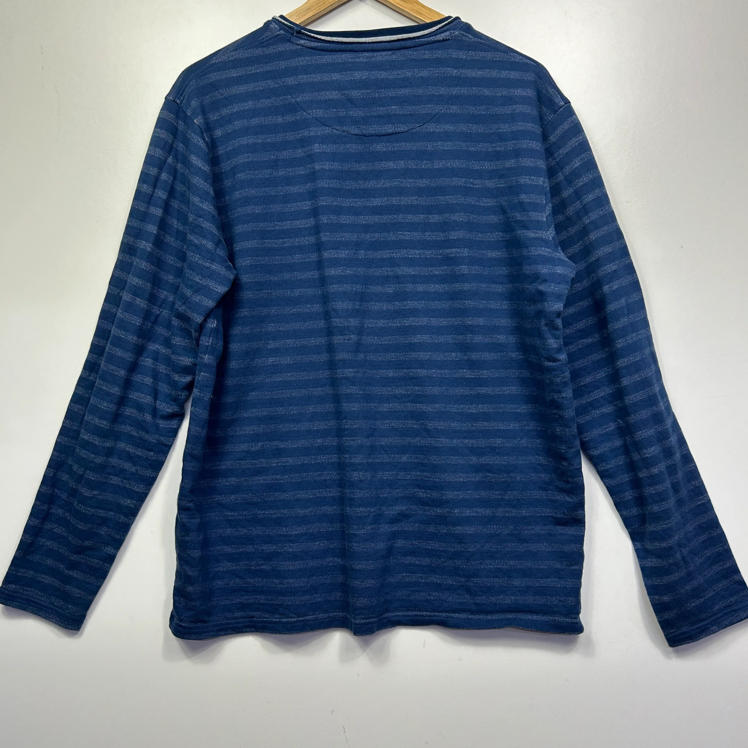 Buffalo Navy Cotton Long Sleeve Top - Size XXL - Image 2