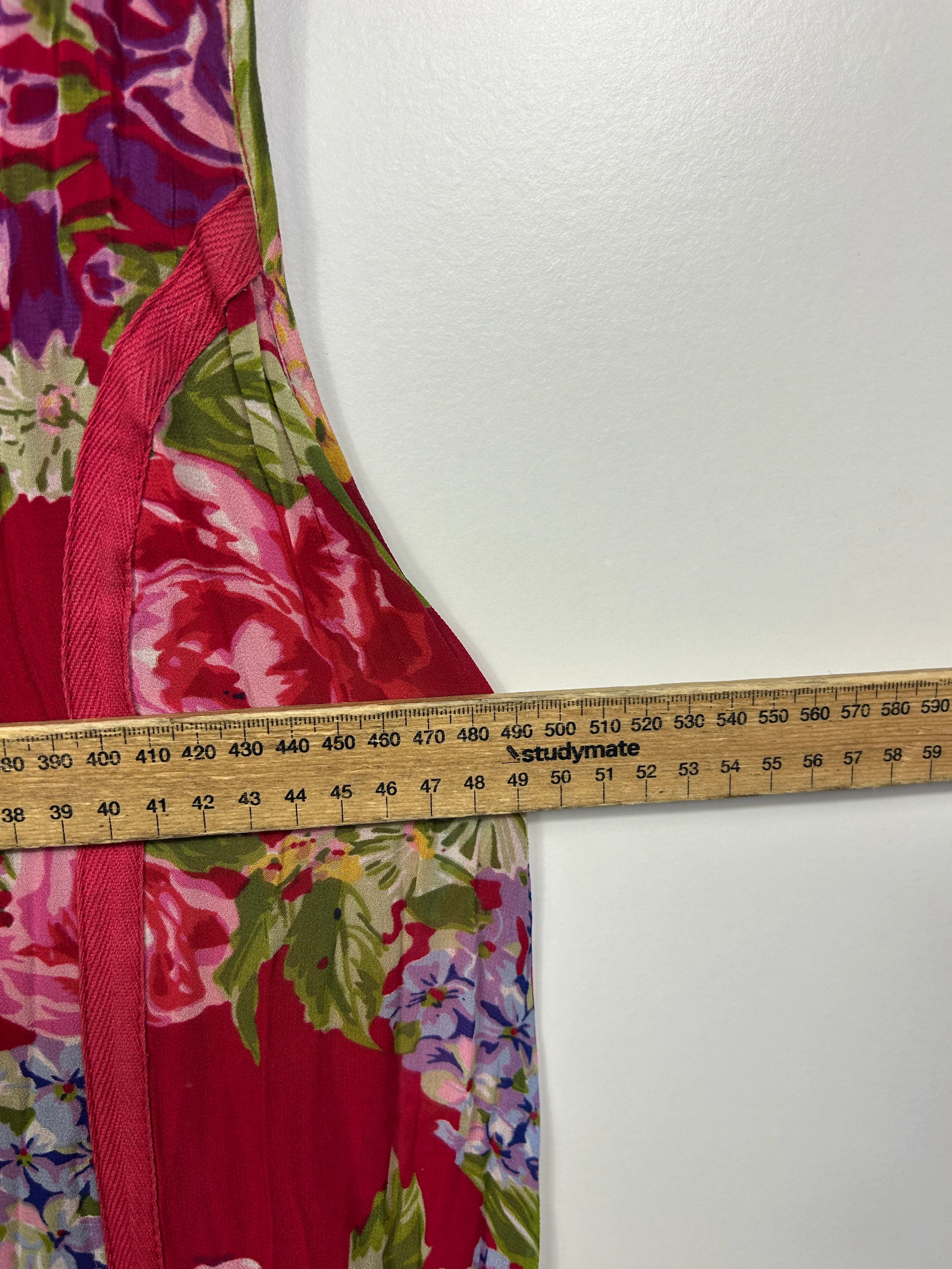 Foil Floral Print Sleeveless Dress - Size 14 - Image 5