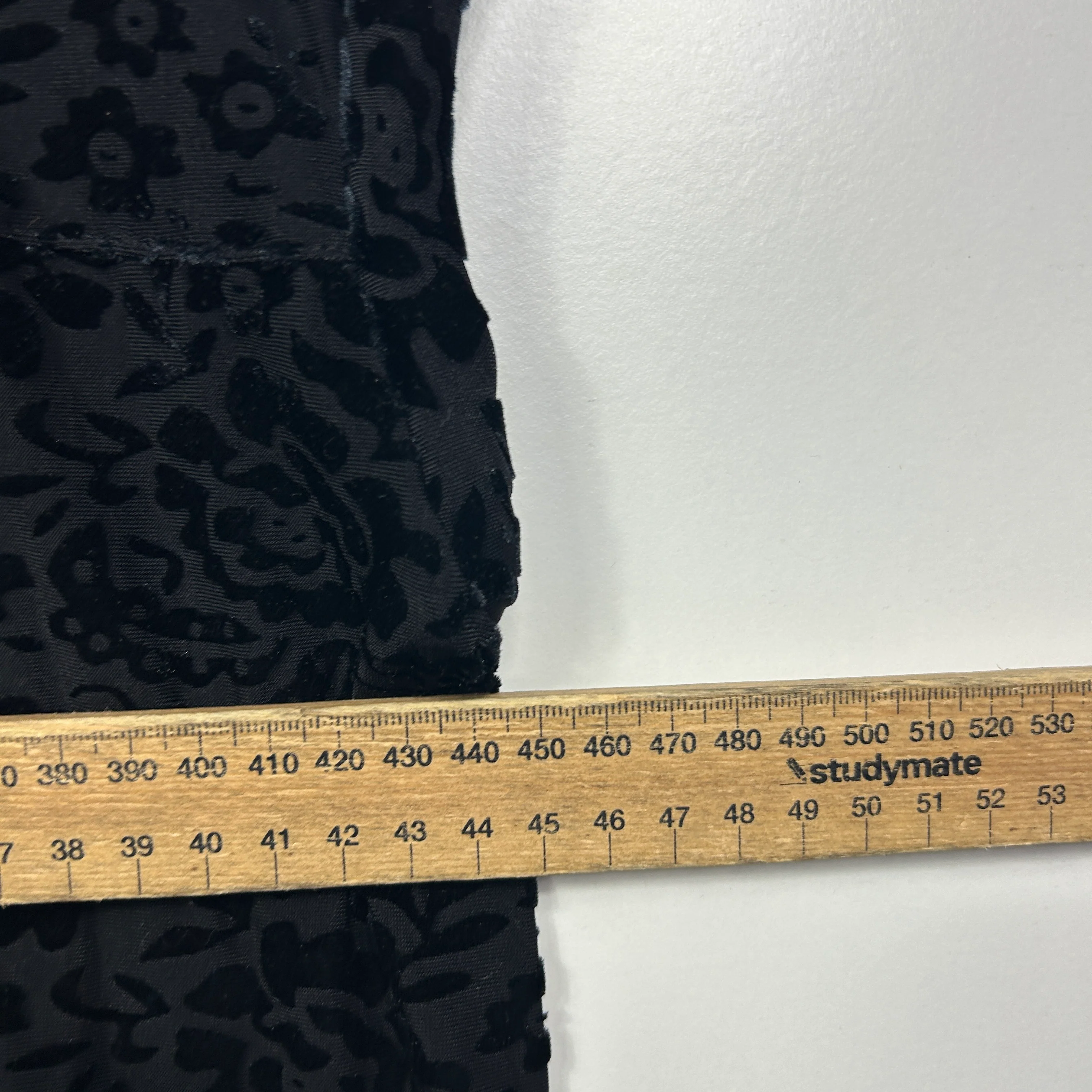 Capture Black Textured Floral Top - Size 12 - Image 7