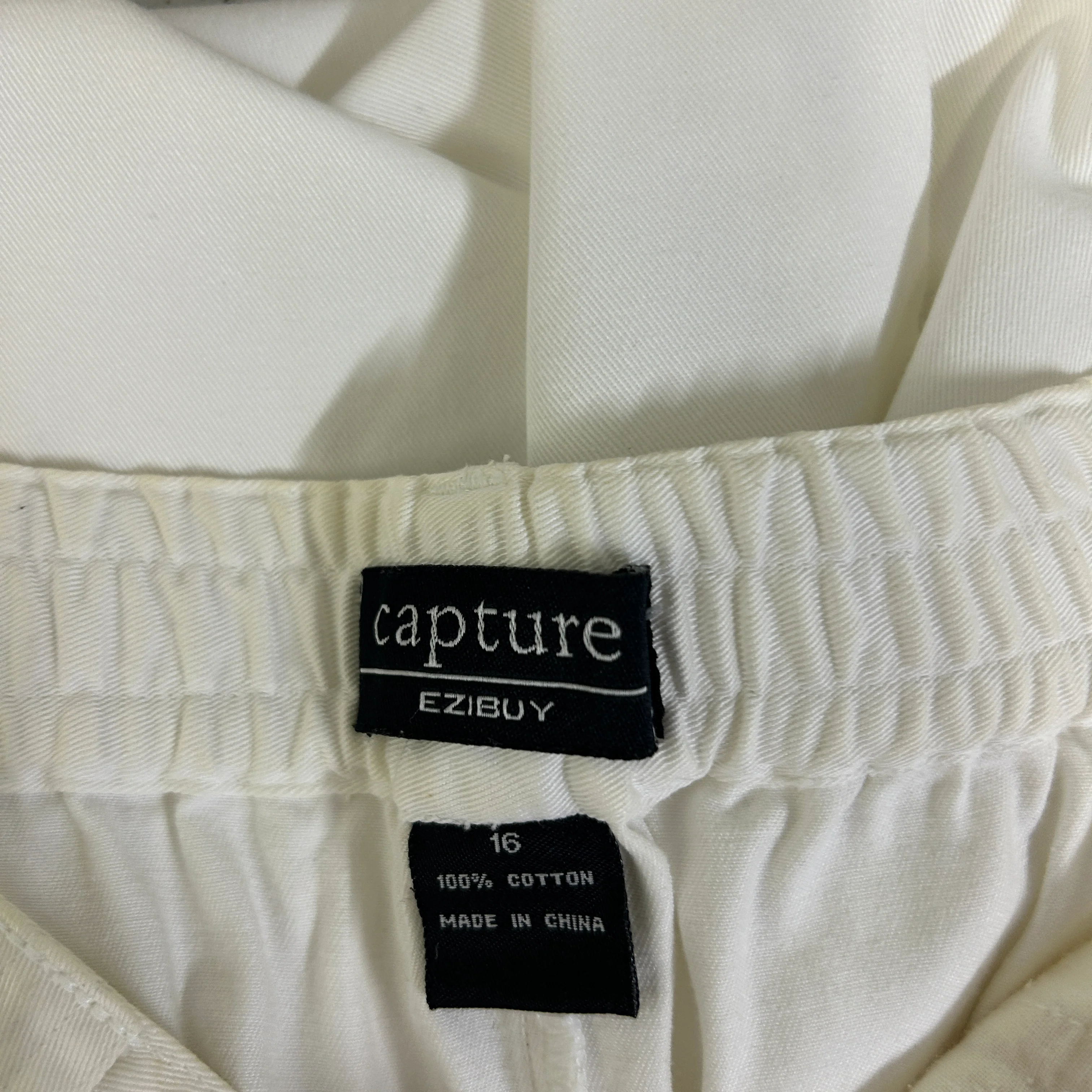 Capture White Shorts - Size 16 - Image 2
