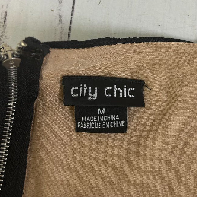 City Chic Black Lace Sleeveless Top - Size 18/M - Image 2