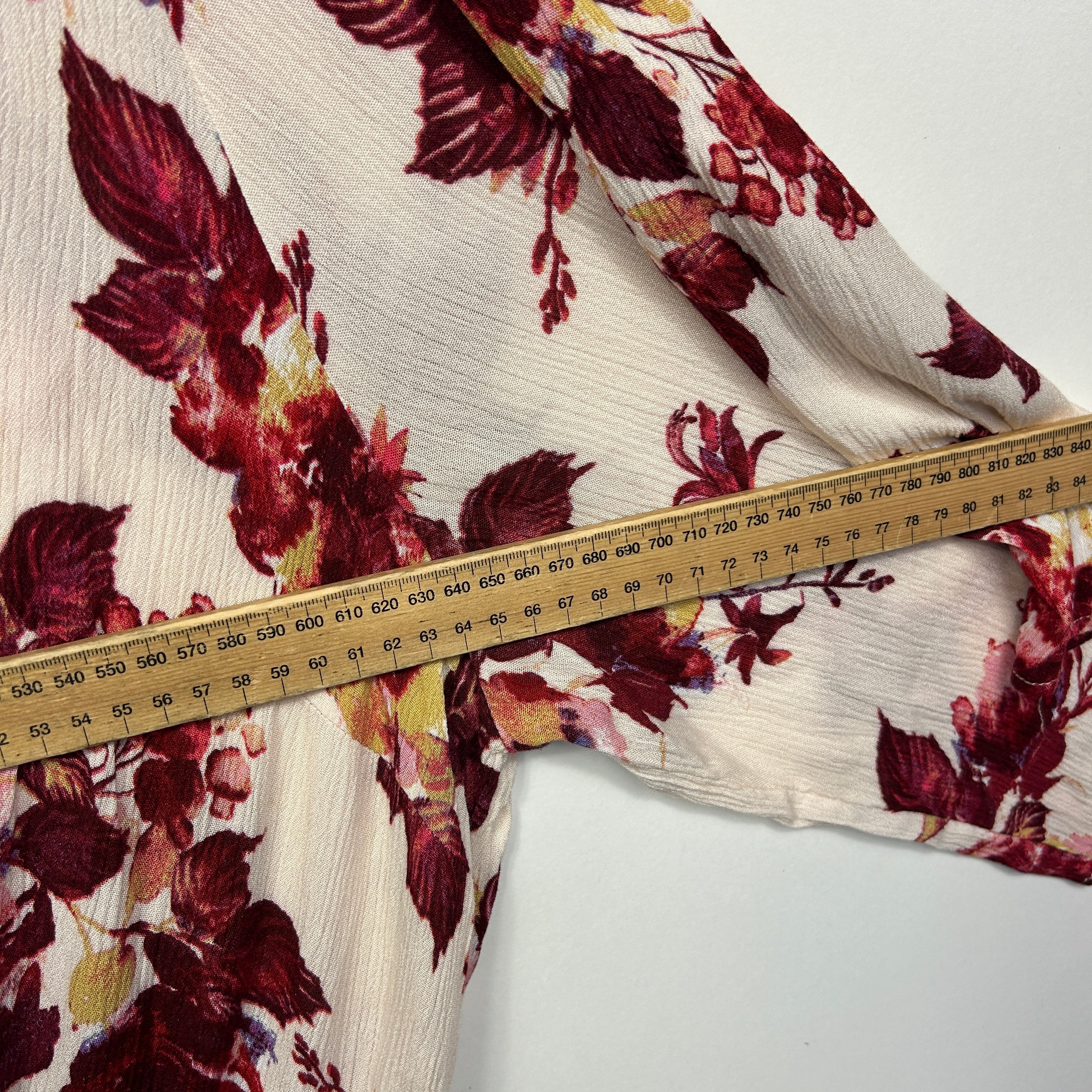 City Chic Floral Long Sleeve Playsuit - Size 22/XL - Image 6