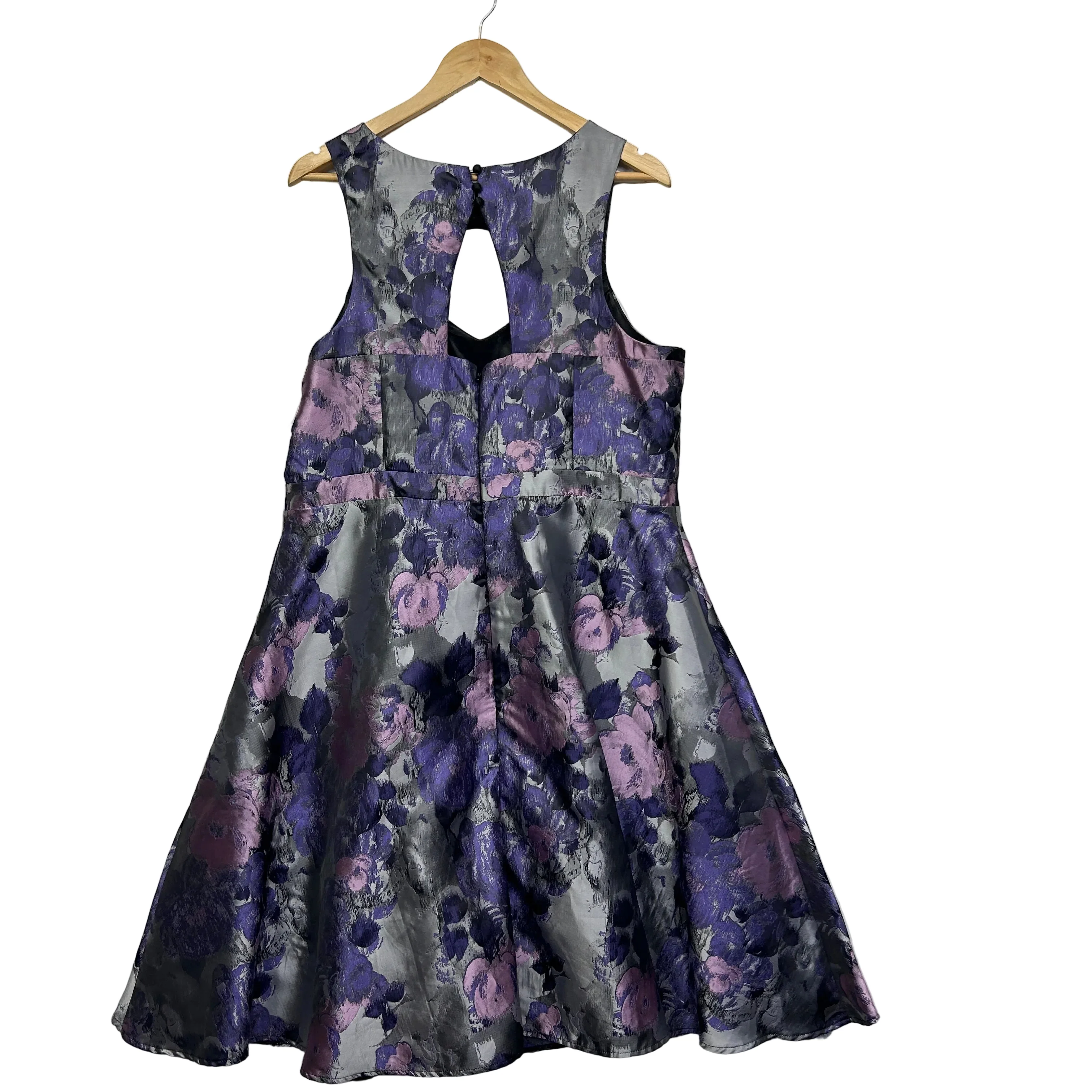 City Chic Fit & Flare Cocktail Evening Dress - Size 18/M - Image 2
