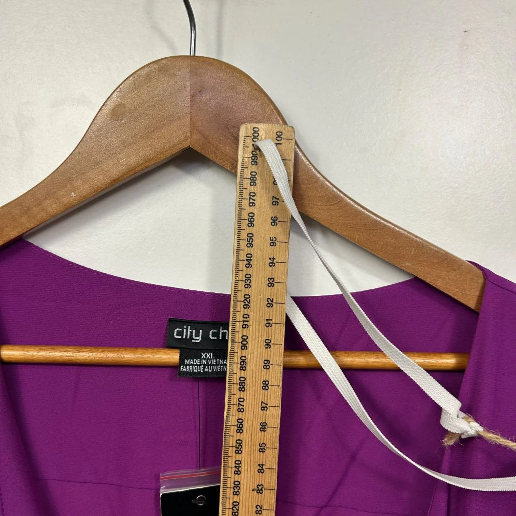 City Chic Purple Dress - Size 22/24/XXL - Image 8