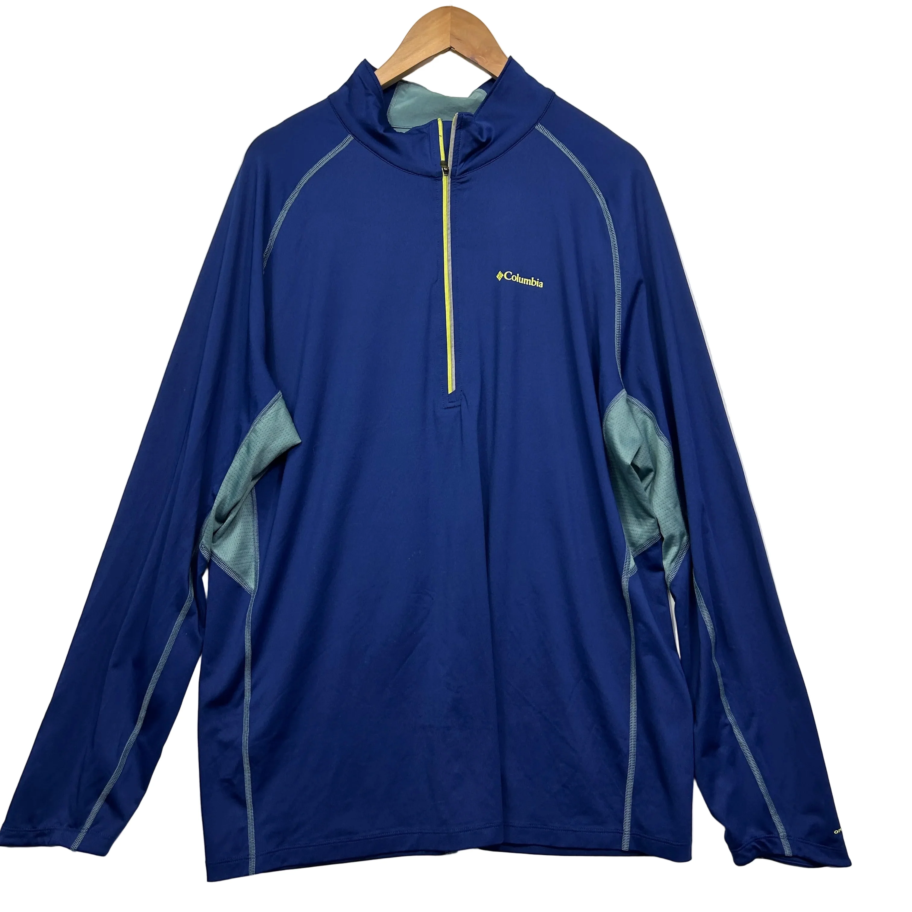 Columbia Blue Half-Zip Top - Size XXL