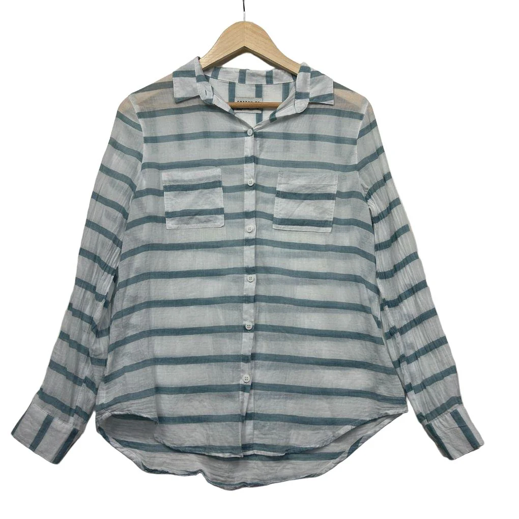 Cotton On Blue Striped Shirt - Size M