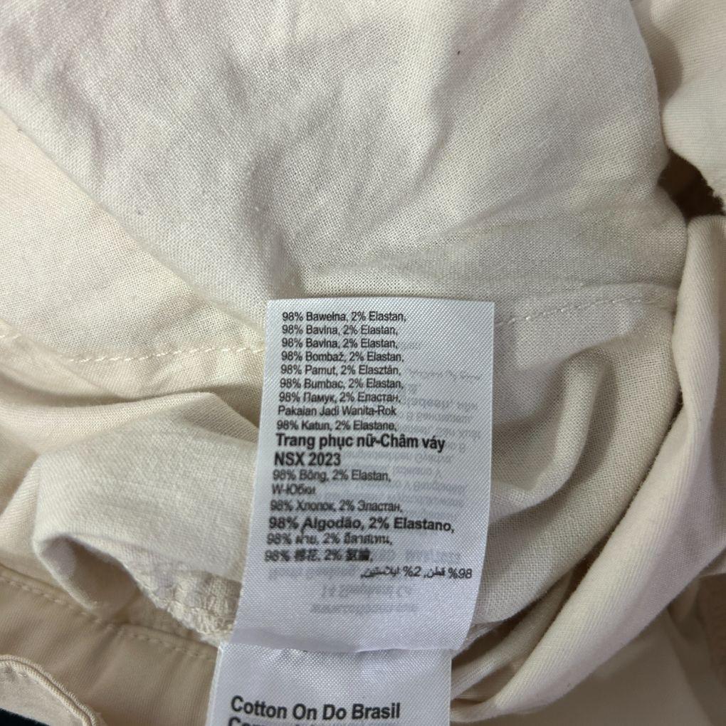 Cotton On Stone Cotton Cargo Maxi Skirt - Size 22 - Image 3