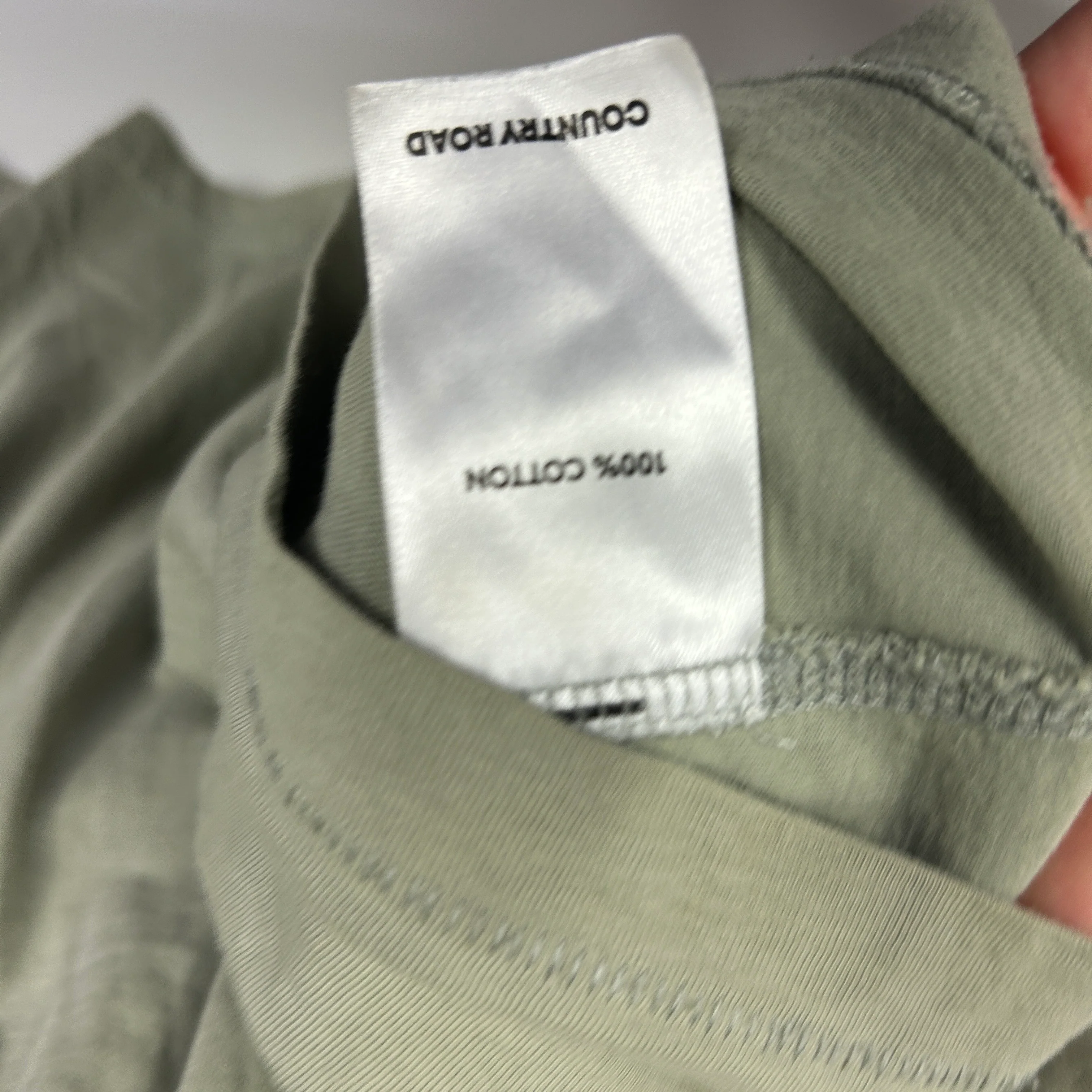 Country Road Sage Green Mens T-Shirt - Size XXL - Image 3