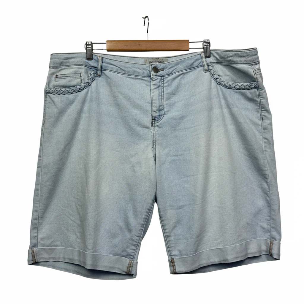 Crossroads Denim Light Blue Denim Shorts - Size 22