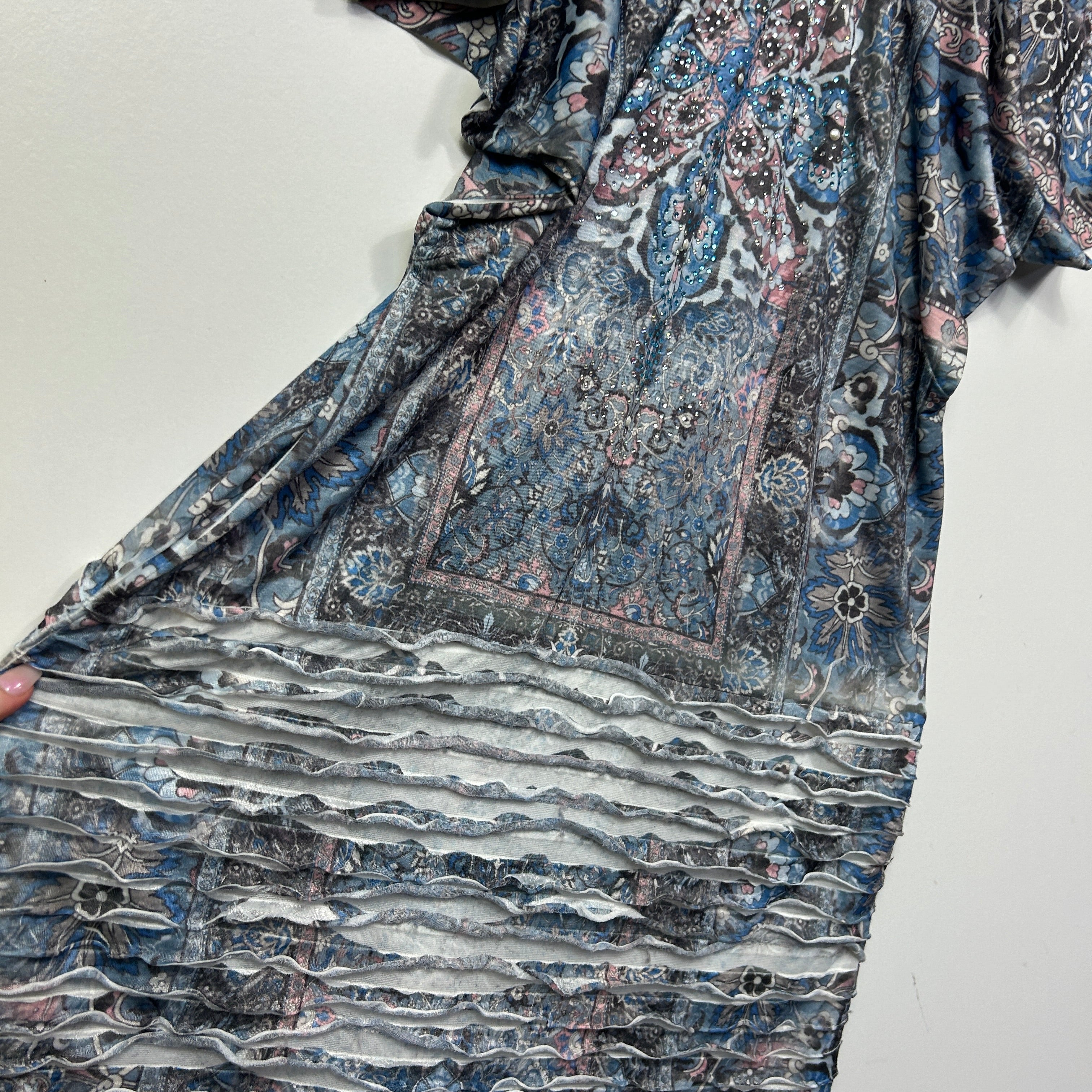 Crossroads Paisley Print Dress - Size XL - Image 4
