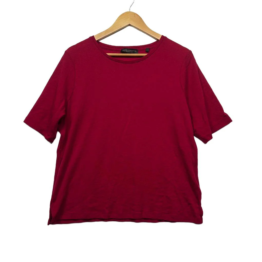 David Lawrence Pure Merion Wool Top -  Size XL