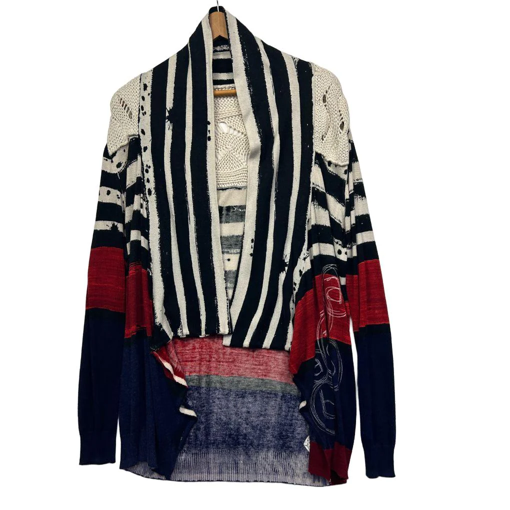 Desigual Multicoloured Cardigan - Size XL