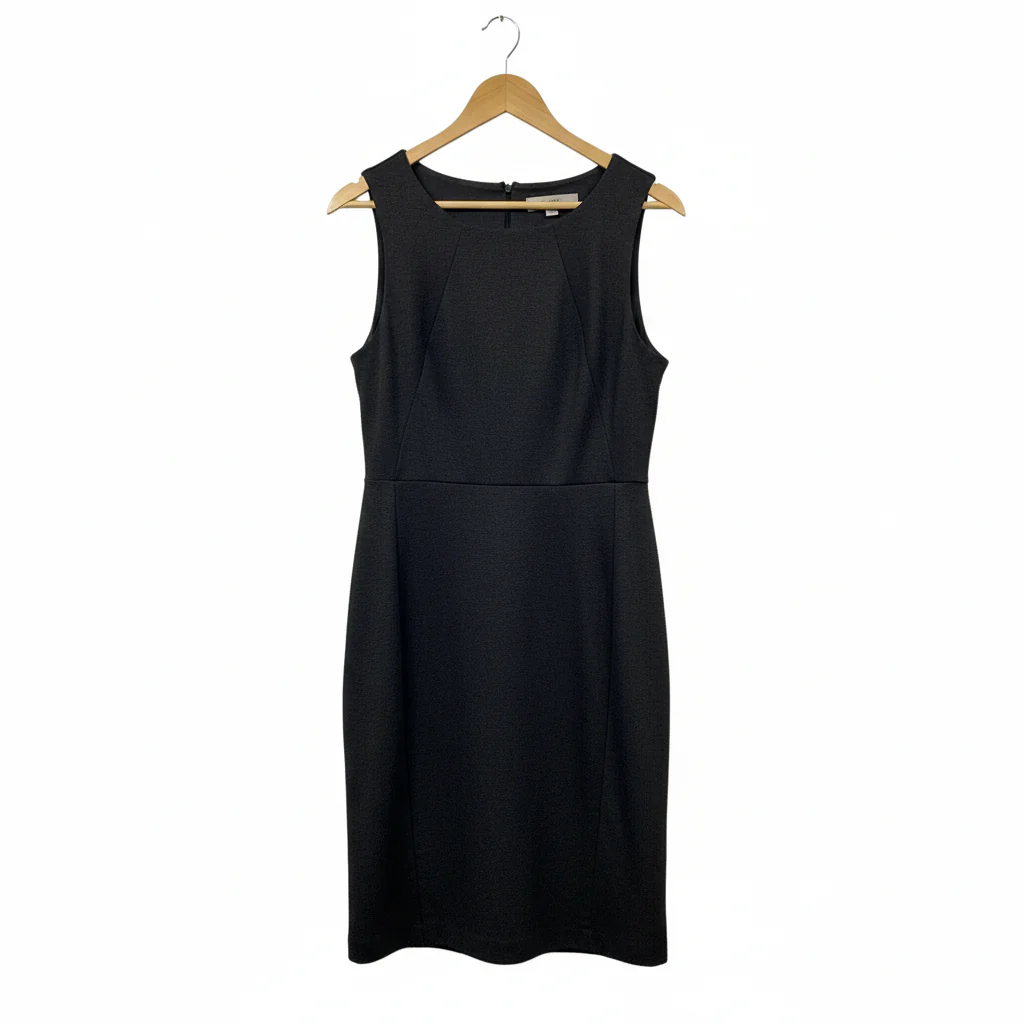 Emerson Sleeveless Black Pencil Dress  - Size 14