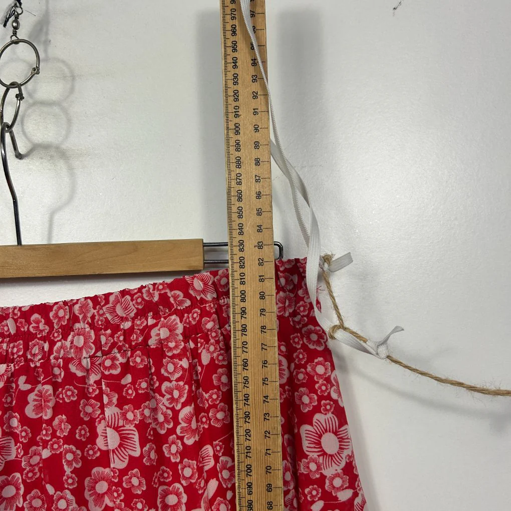 Fate + Becker Red Maxi Skirt - Size 14 - Image 7
